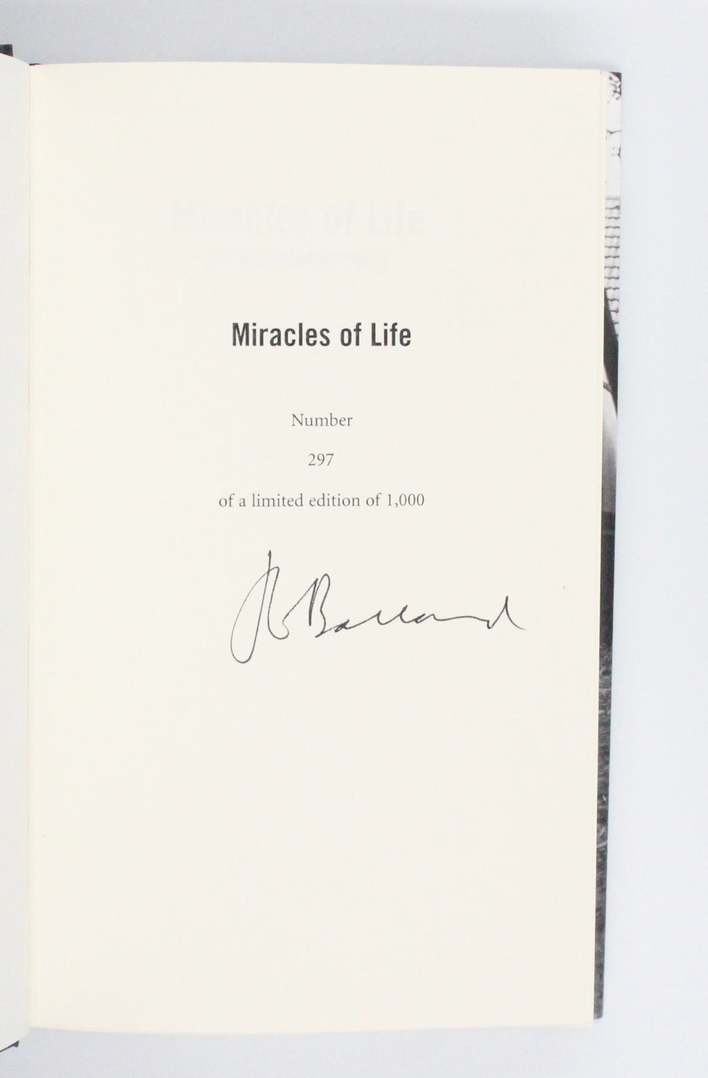 2008 Miracles of Life by J. G. Ballard