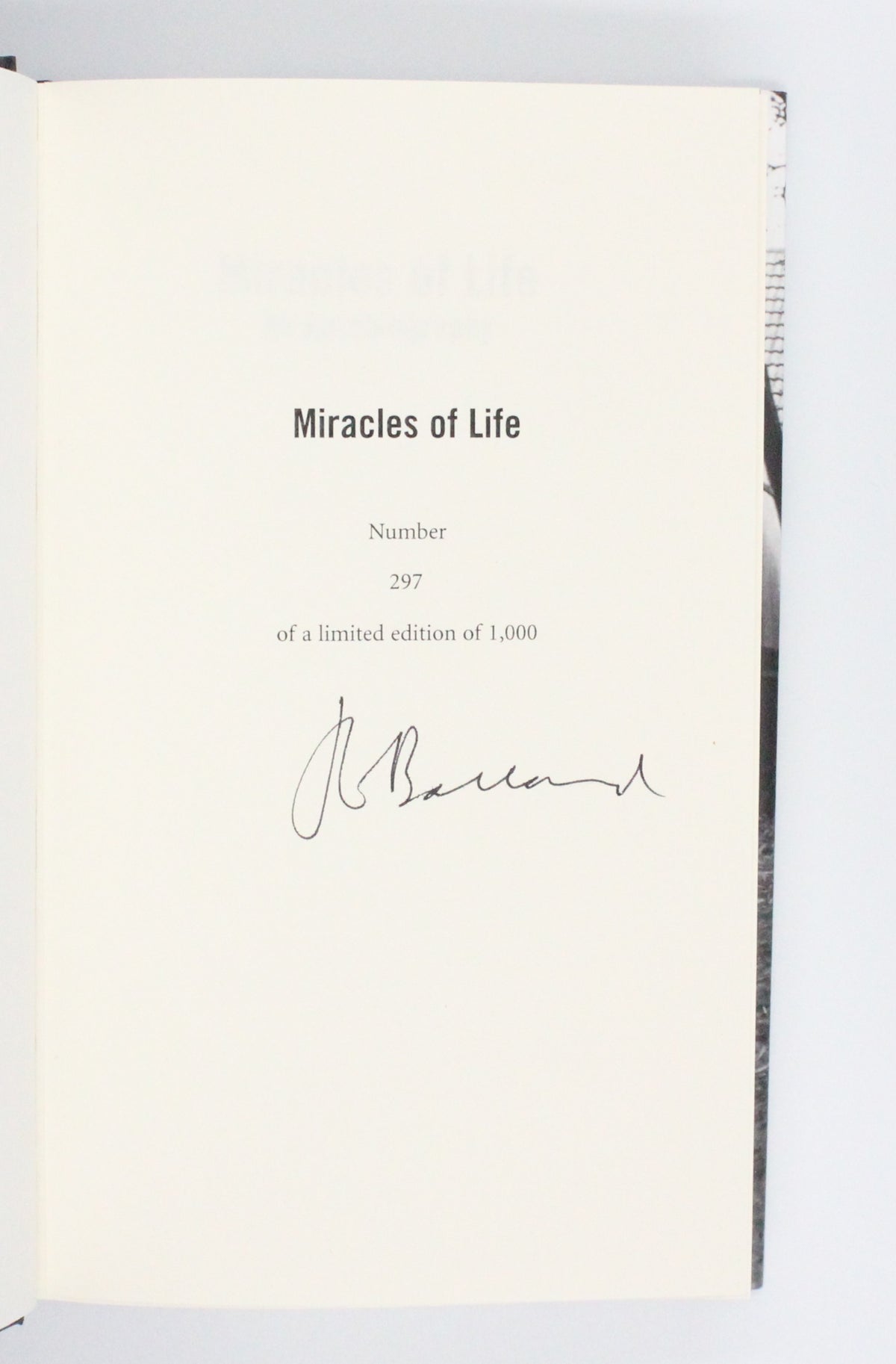 2008 Miracles of Life by J. G. Ballard