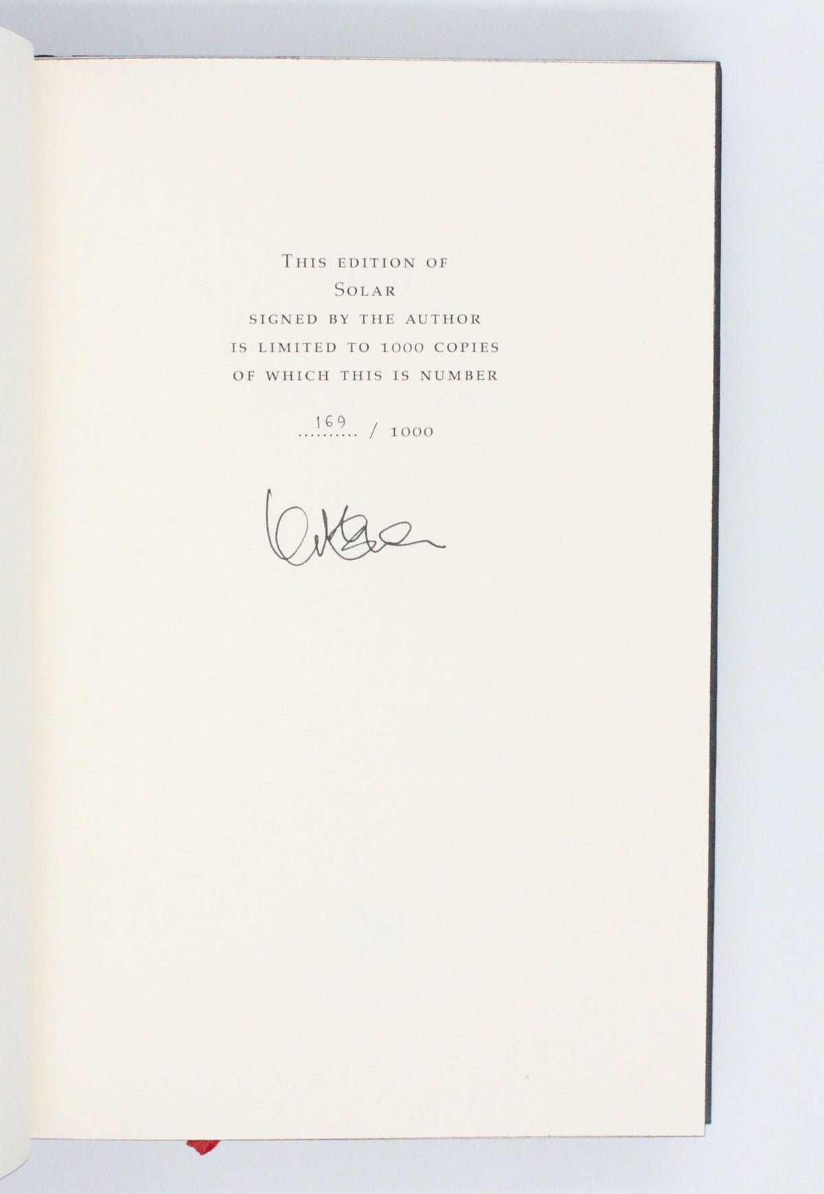 2010 Solar by Ian McEwan