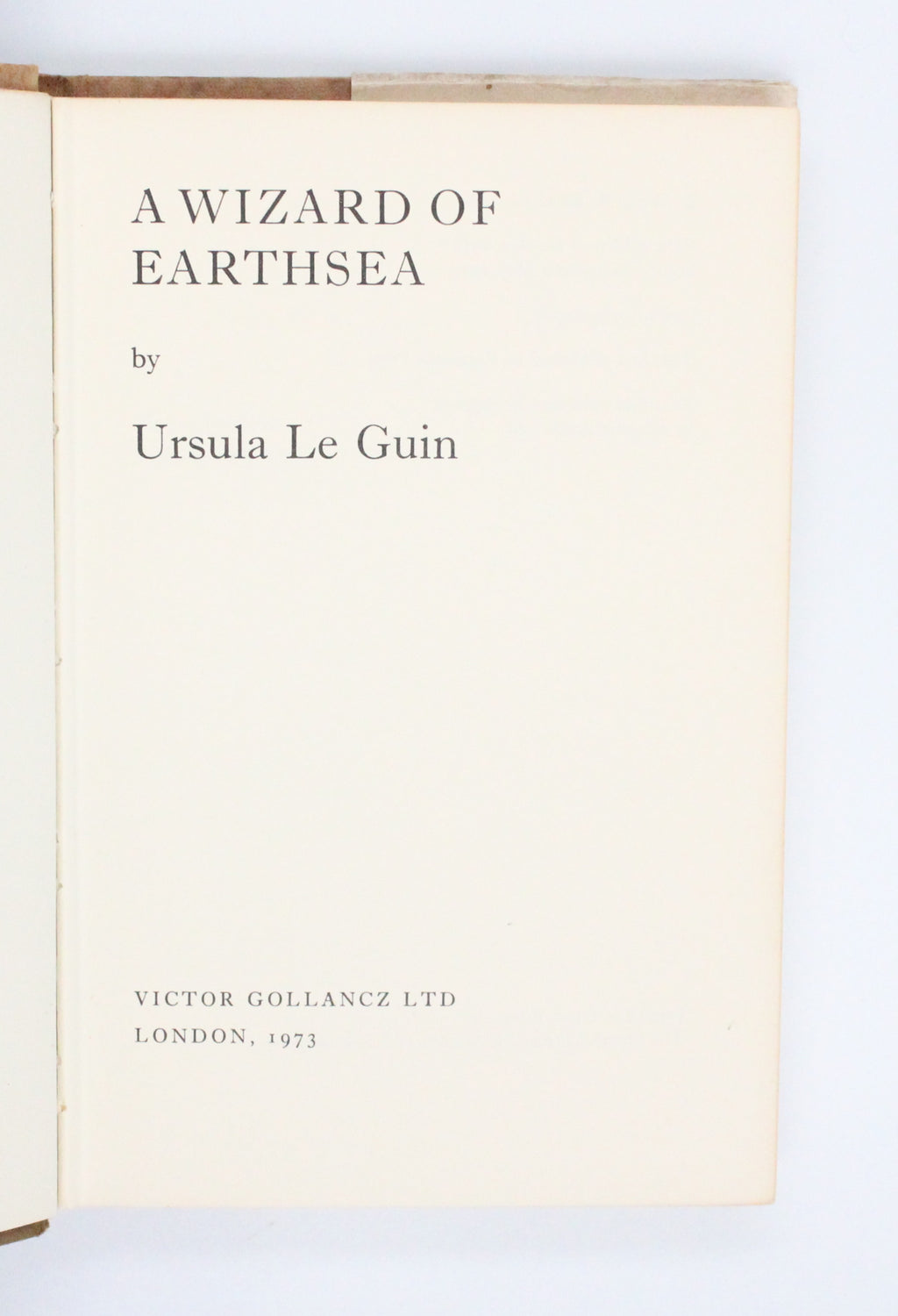 1973 A Wizard of Earthsea by Ursula Le Guin