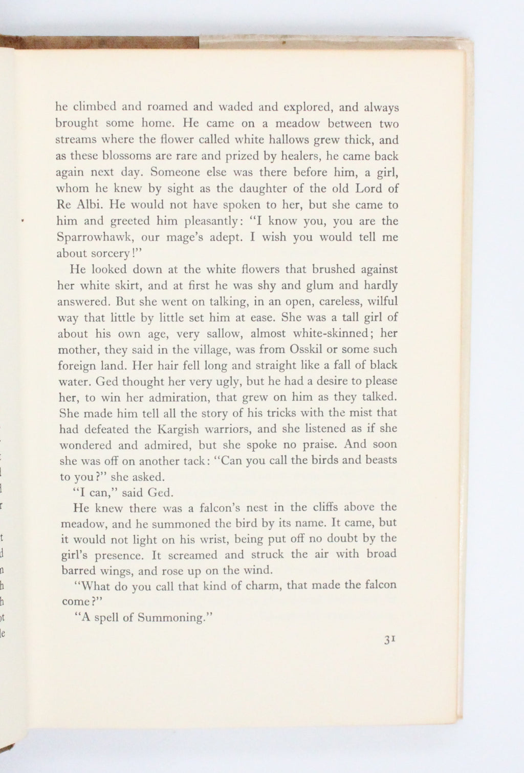 1973 A Wizard of Earthsea by Ursula Le Guin