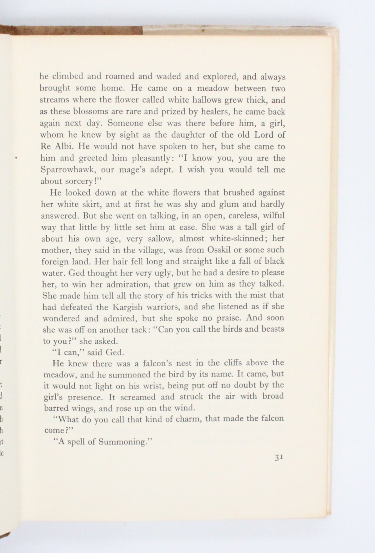 1973 A Wizard of Earthsea by Ursula Le Guin