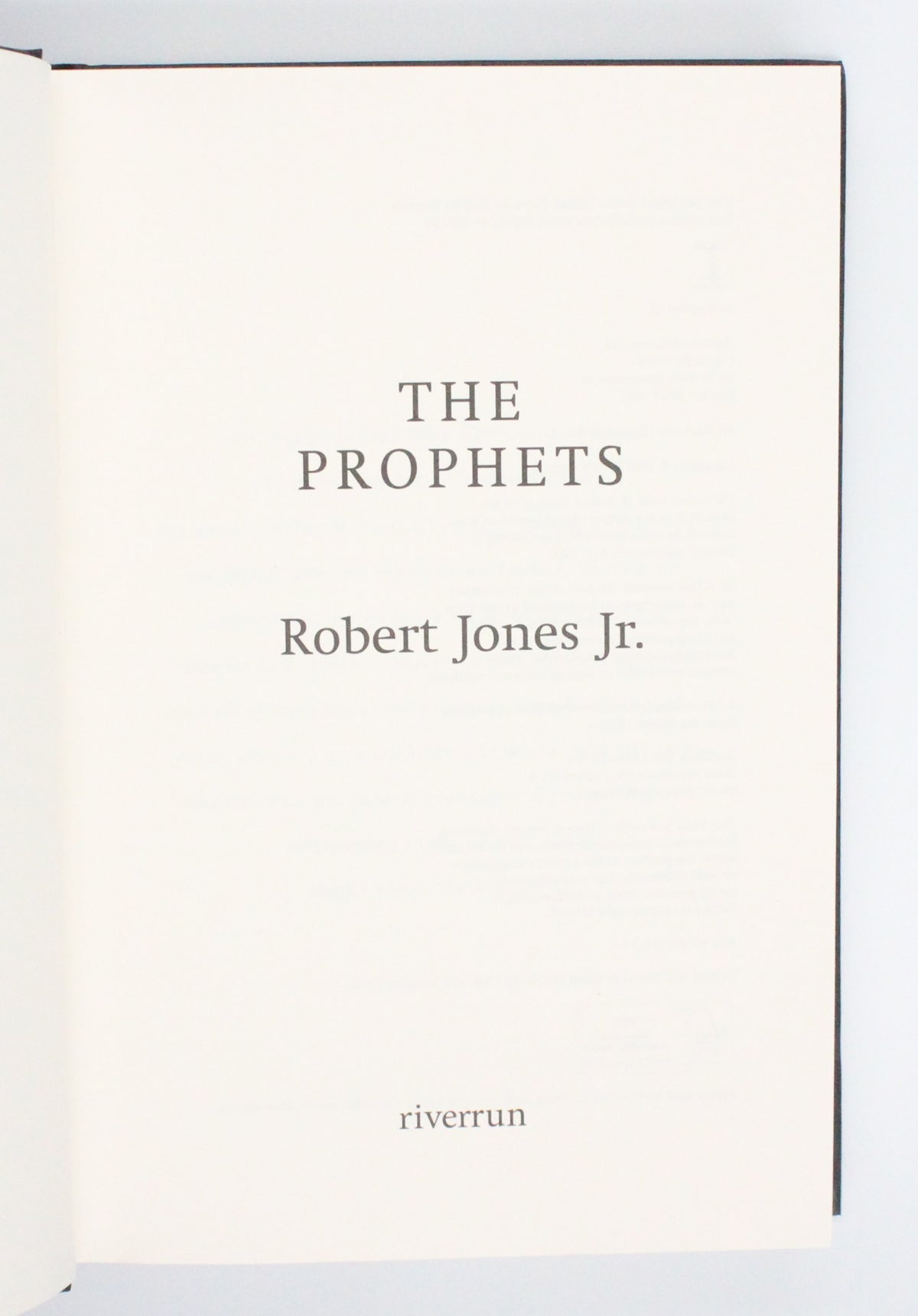 2021 The Prophets by Robert Jones Jr.