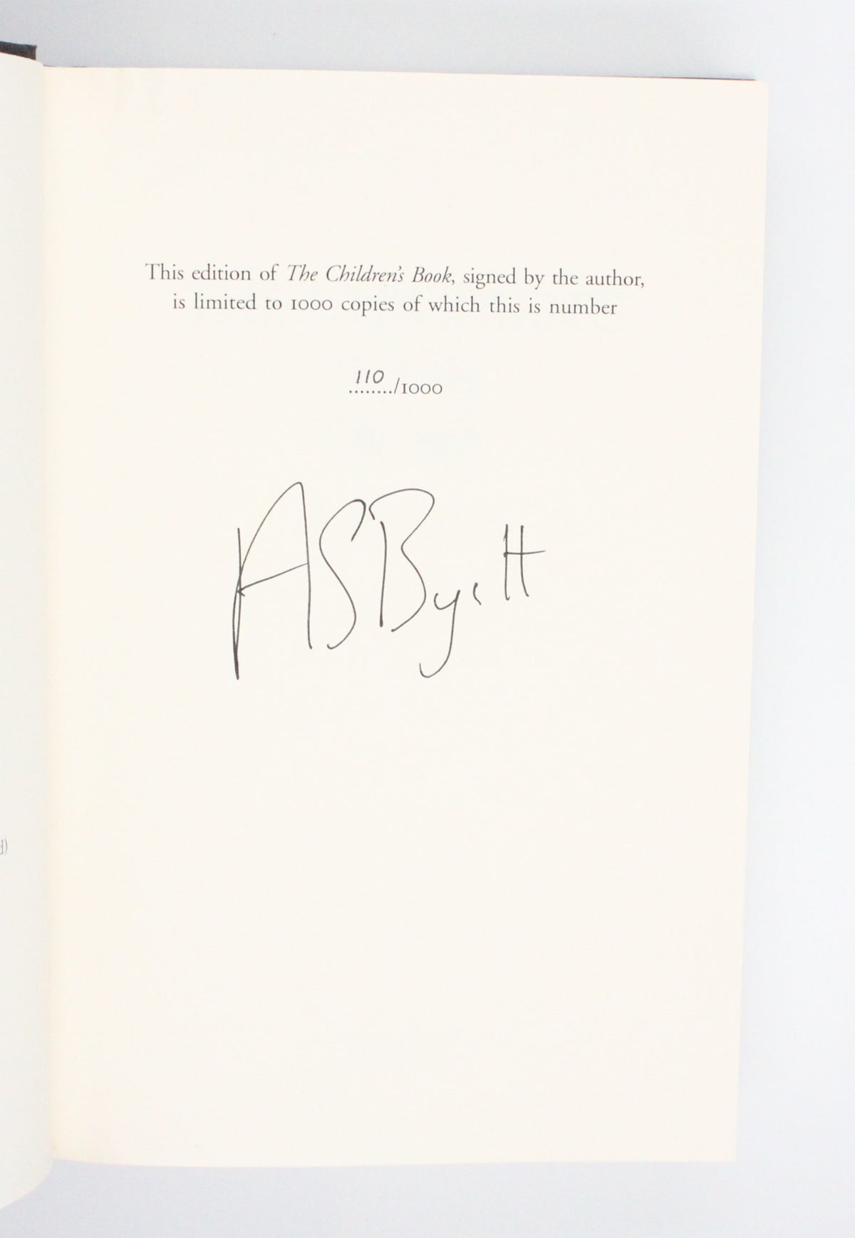 2009 The Children’s Book by A. S. Byatt