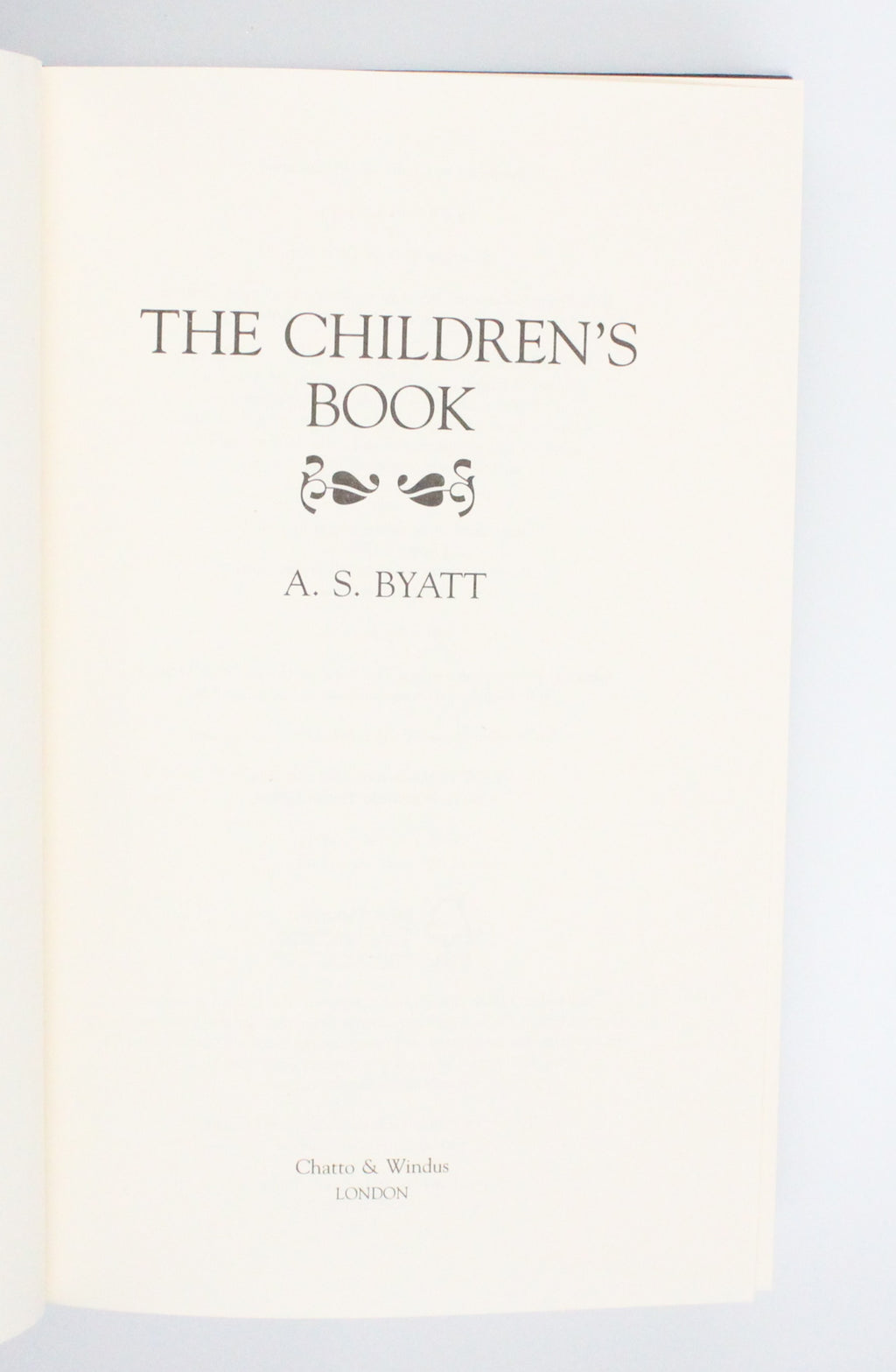 2009 The Children’s Book by A. S. Byatt
