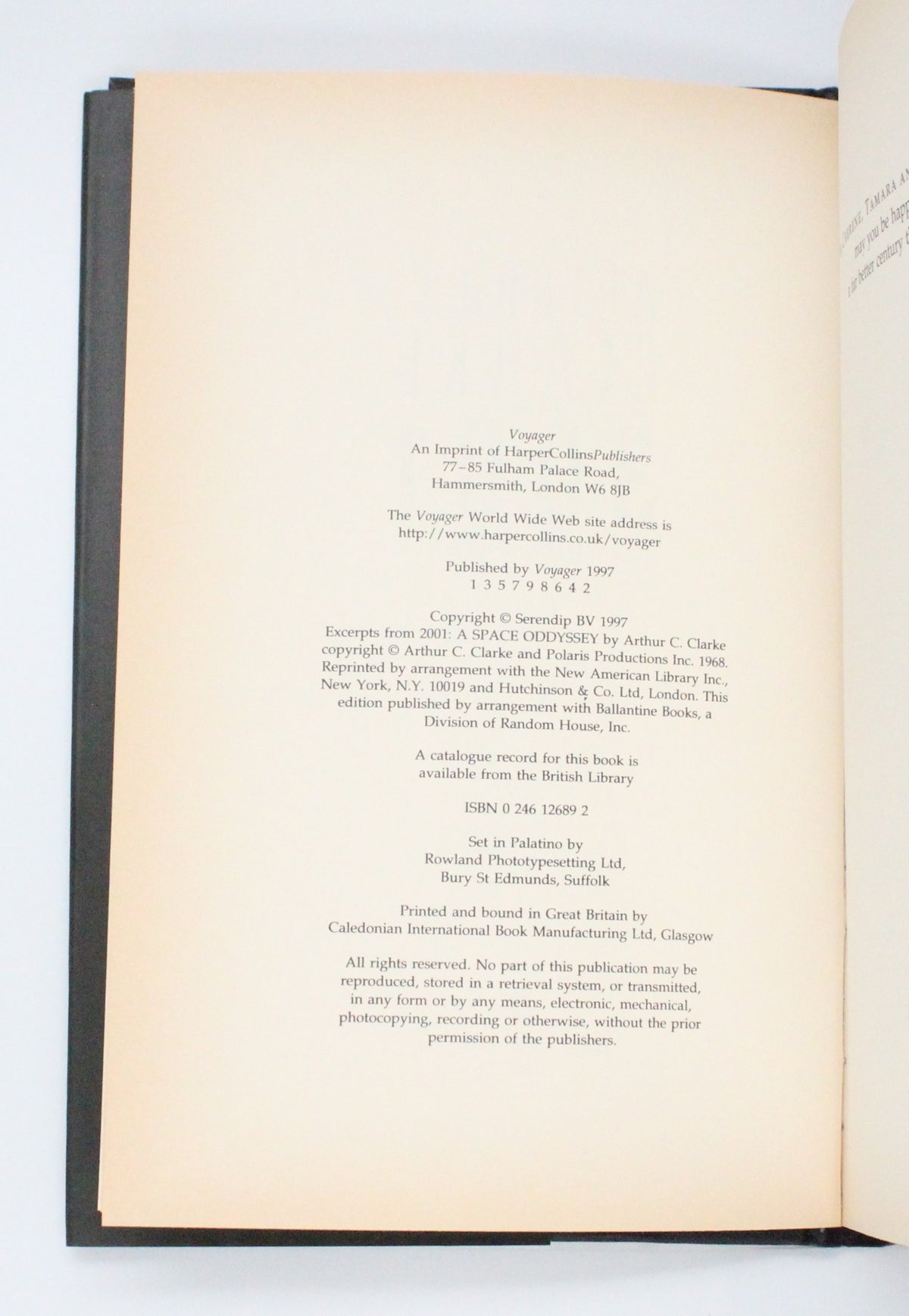 1997 3001 The Final Odyssey by Arthur C. Clarke