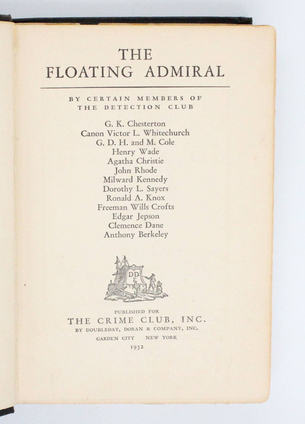 1932 The Floating Admiral by The Detection Club