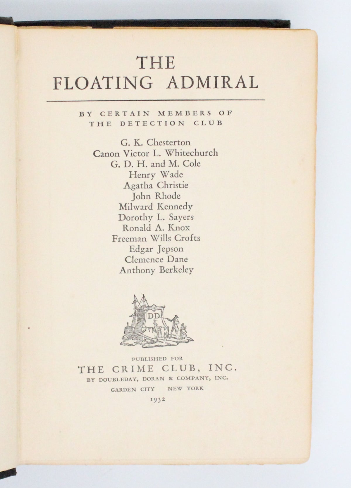 1932 The Floating Admiral by The Detection Club