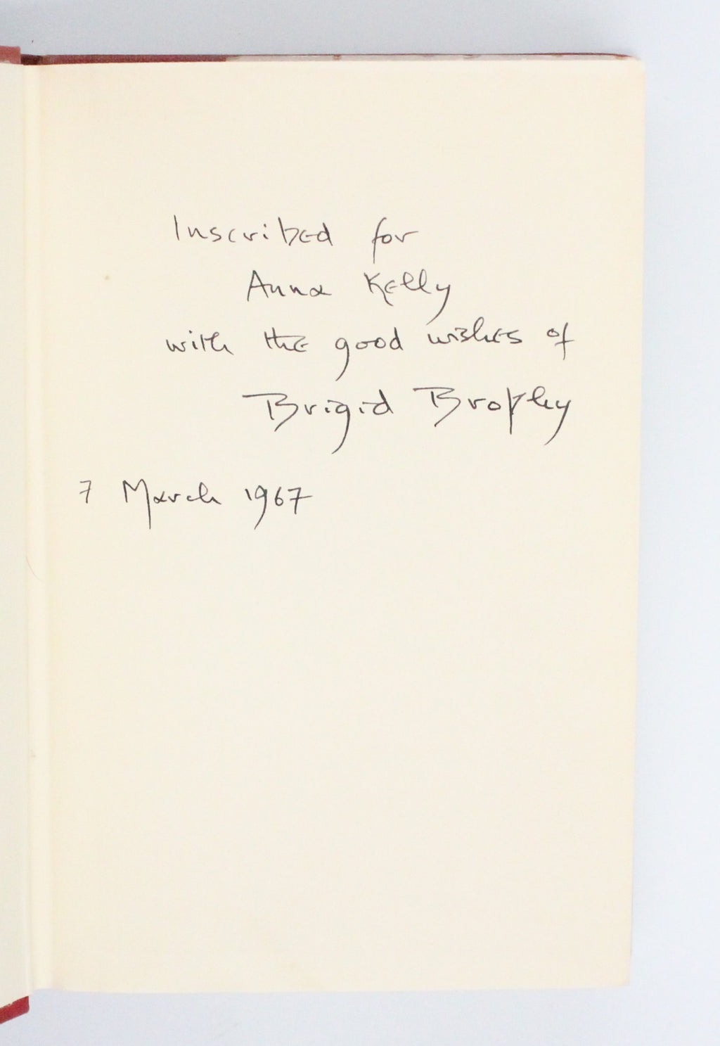 1956 The King of a Rainy Country by Brigid Brophy