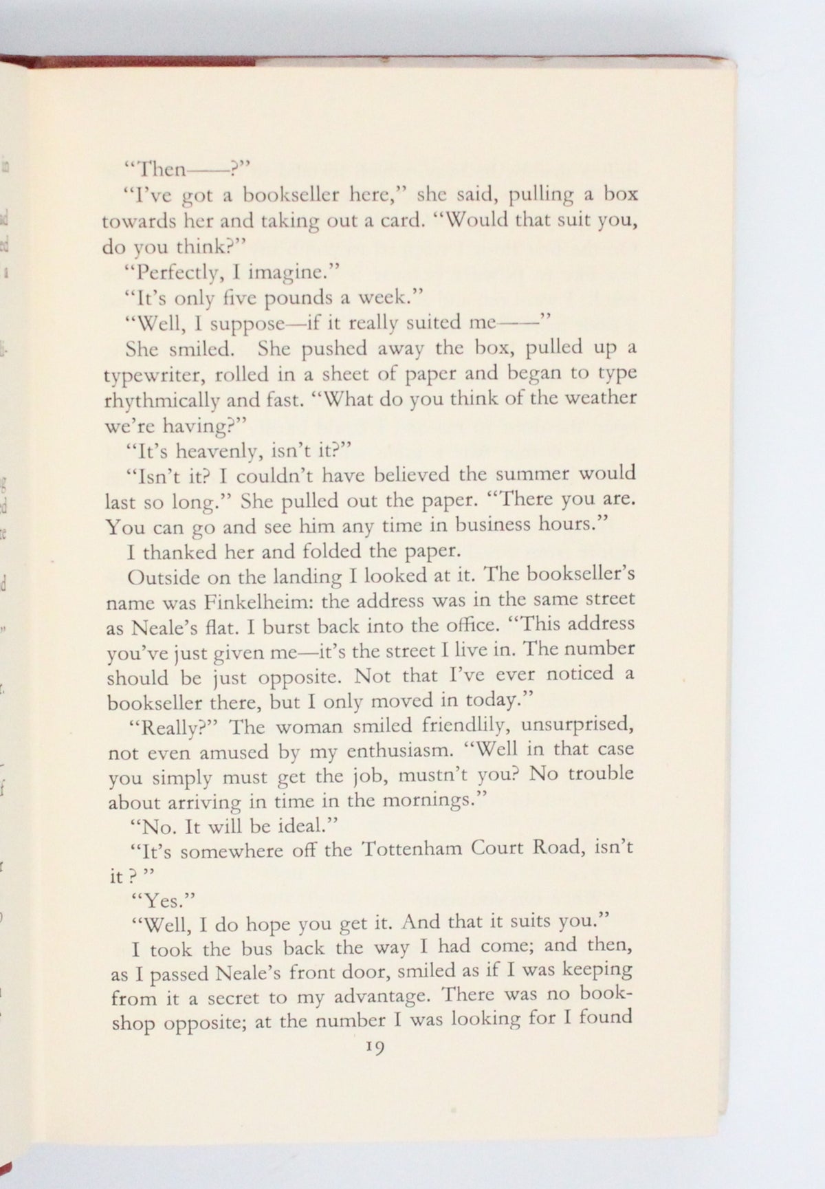 1956 The King of a Rainy Country by Brigid Brophy