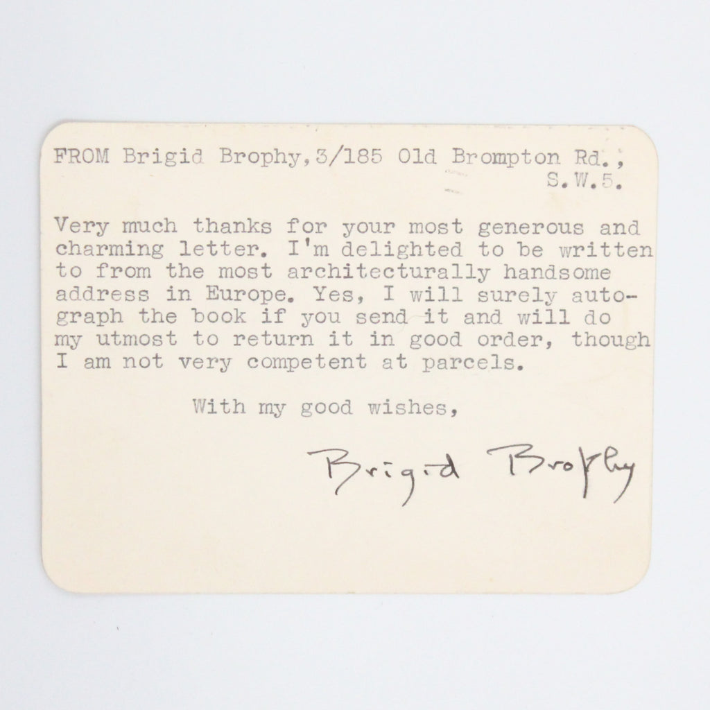 1956 The King of a Rainy Country by Brigid Brophy