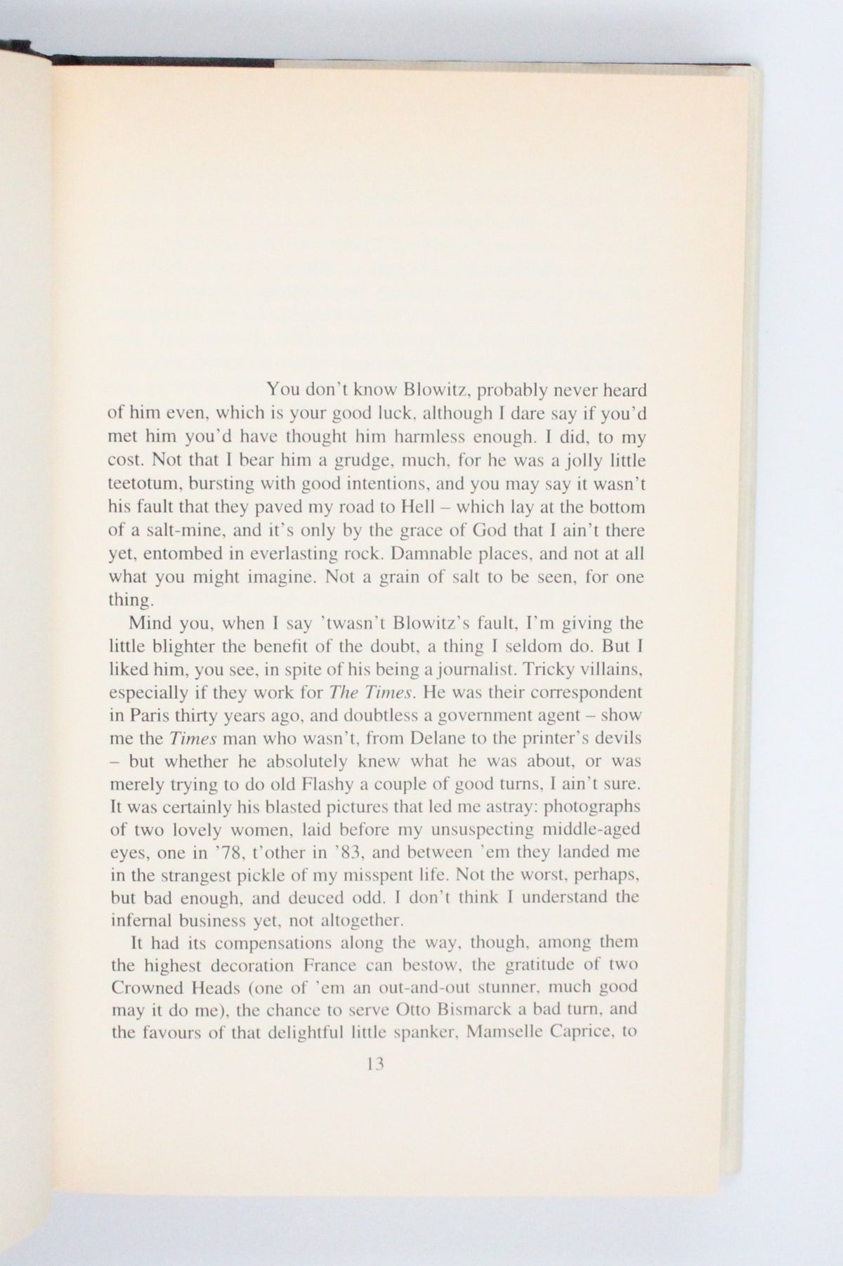 1999 Flashman and The Tiger by George MacDonald Fraser