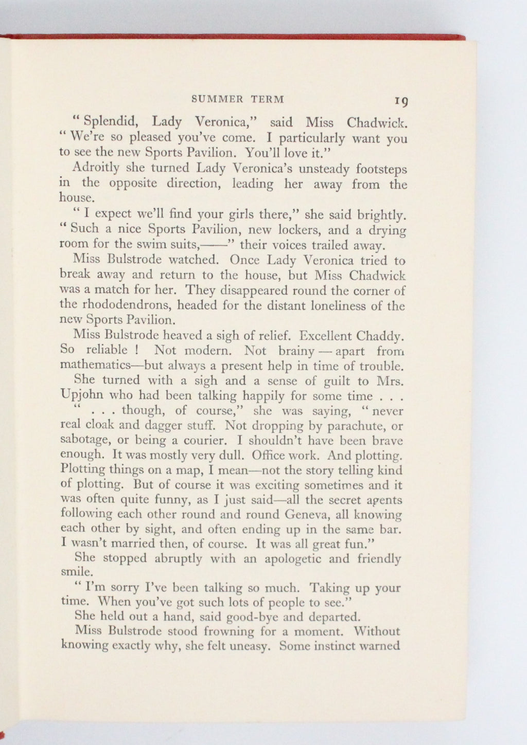 1959 Cat Among the Pigeons by Agatha Christie