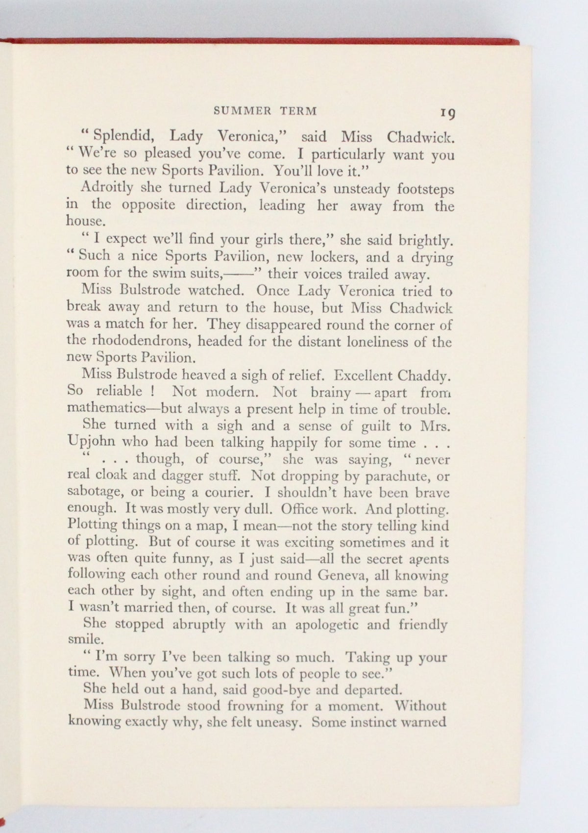 1959 Cat Among the Pigeons by Agatha Christie