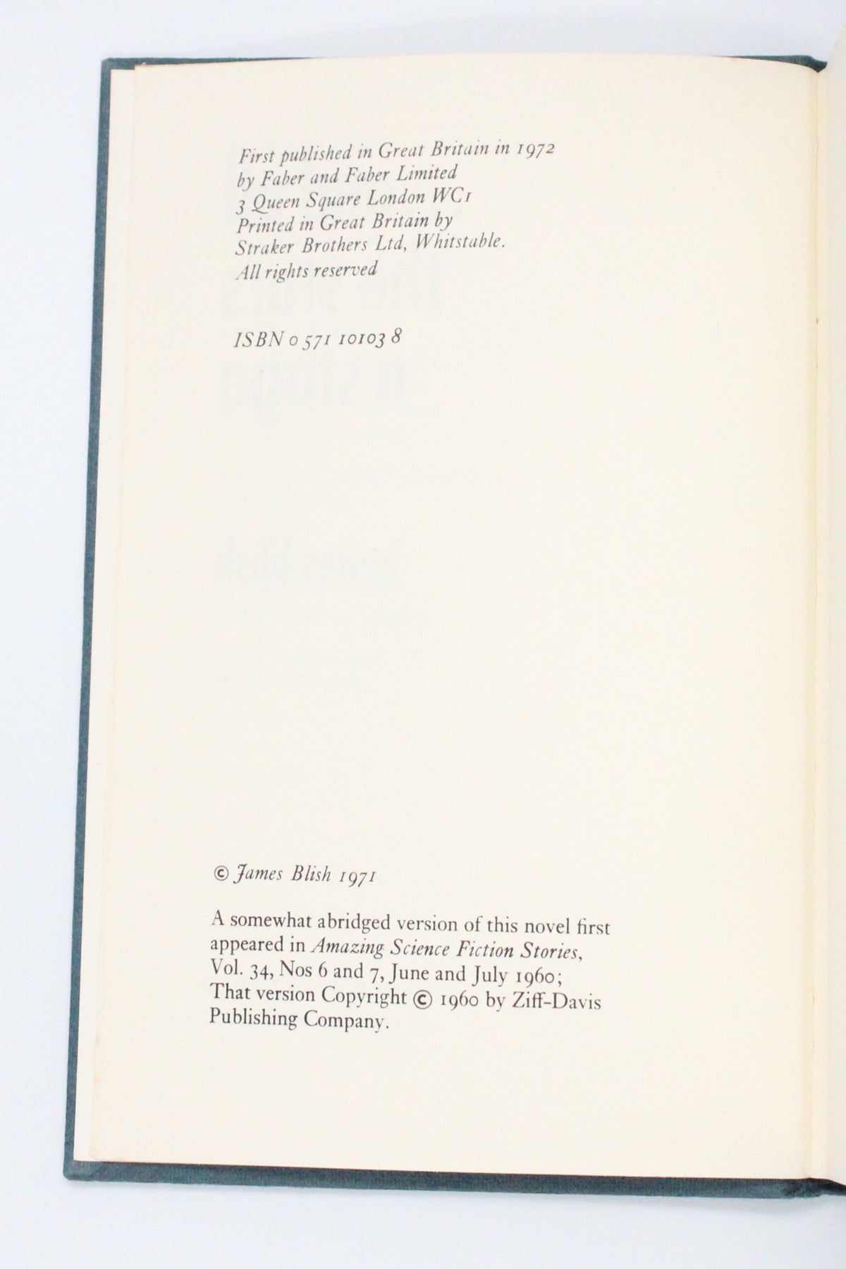 1972 And All The Stars A Stage by James Blish