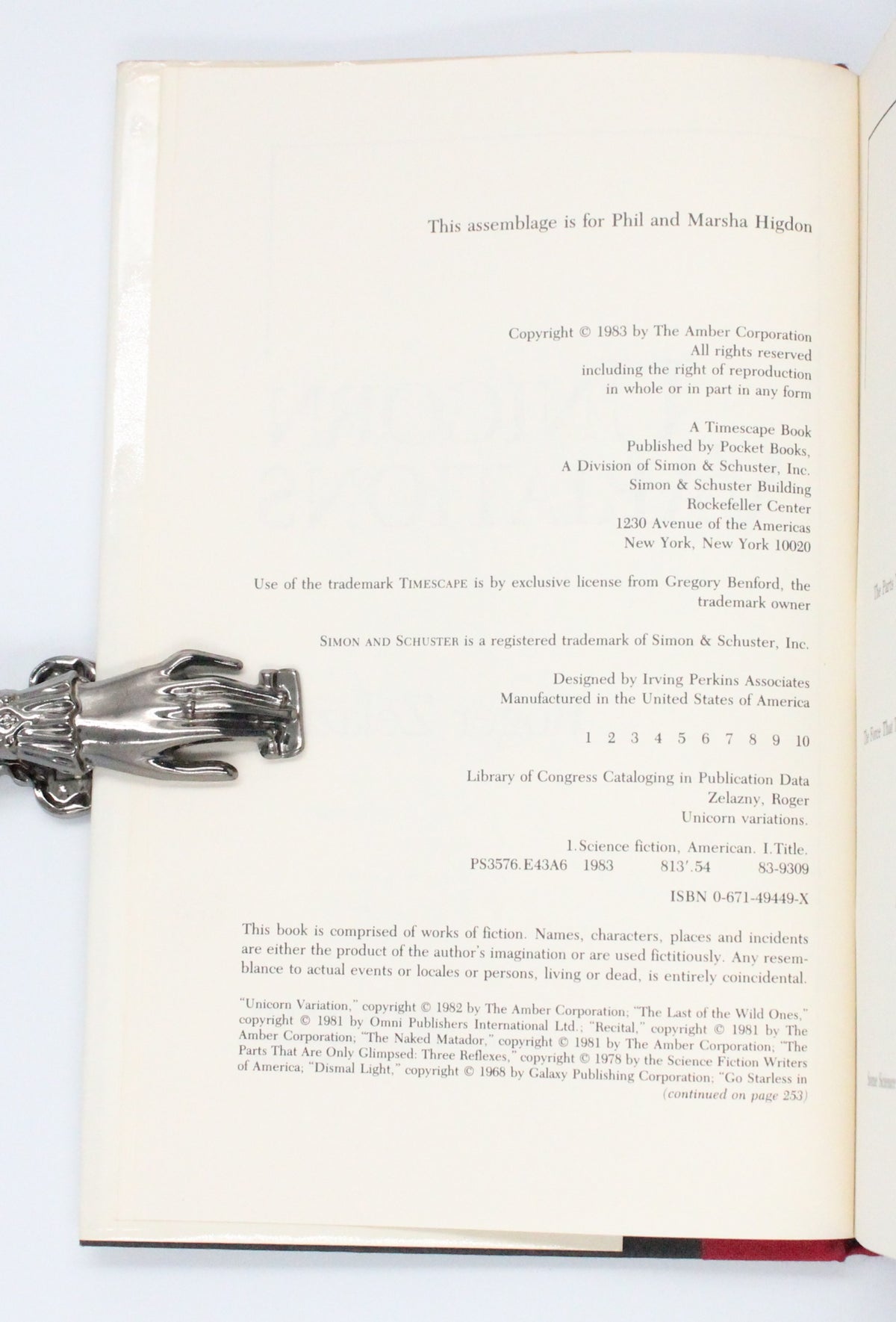 1983 Unicorn Variations by Roger Zelazny