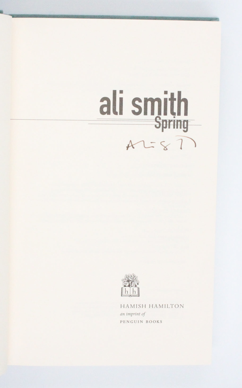 2019 Spring by Ali Smith