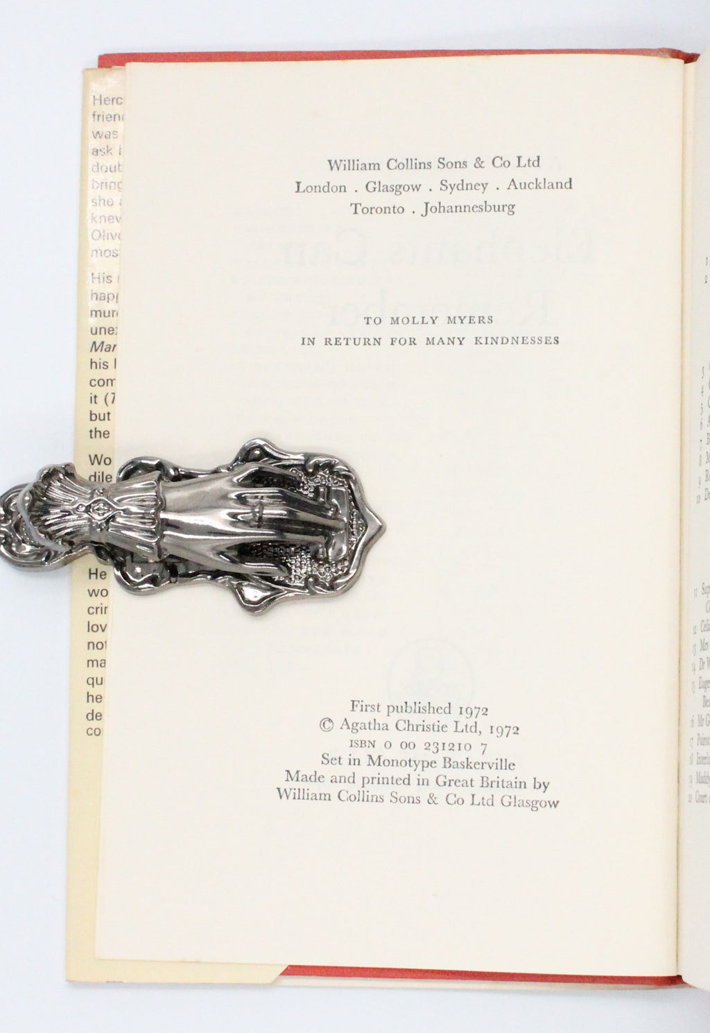 1972 Elephants Can Remember by Agatha Christie