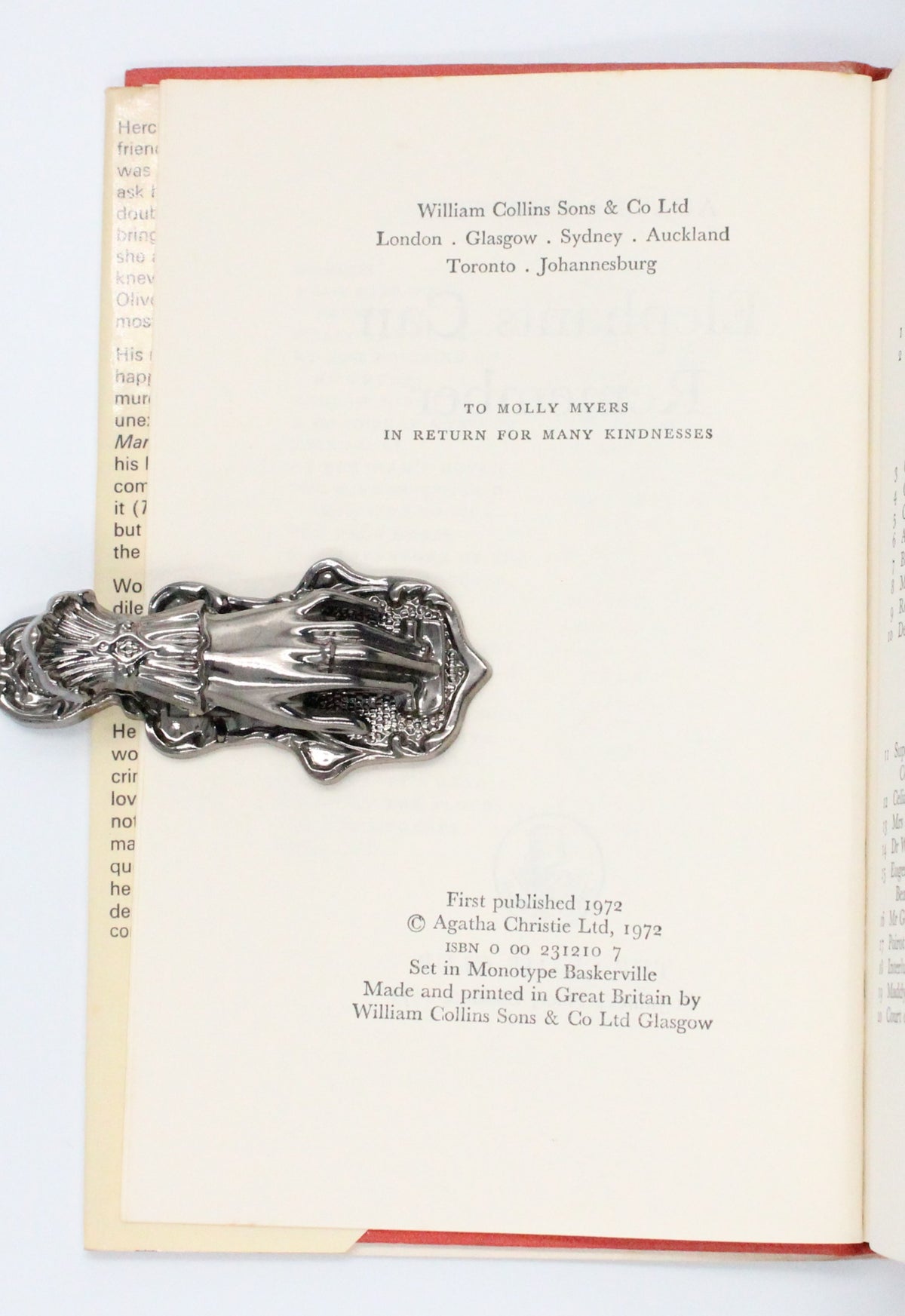 1972 Elephants Can Remember by Agatha Christie