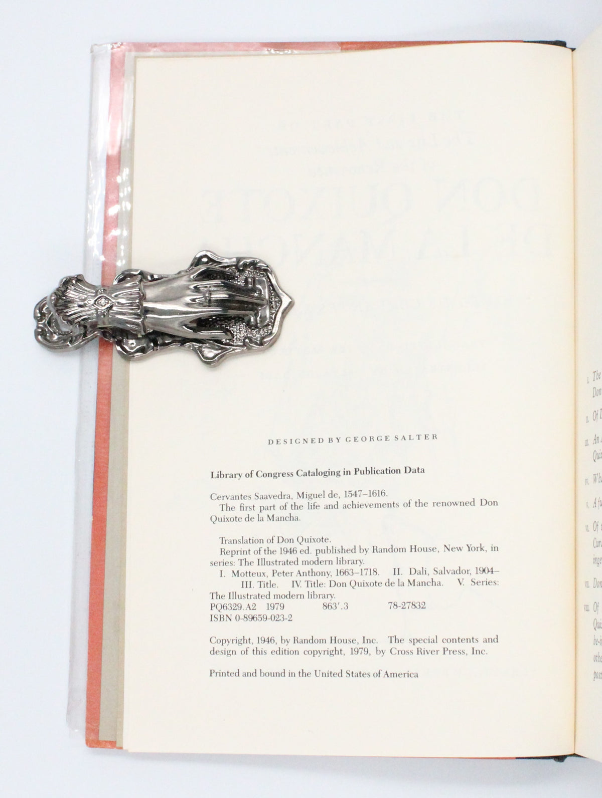 1979 Don Quixote by Miguel De Cervantes [Salvador Dali illus.]