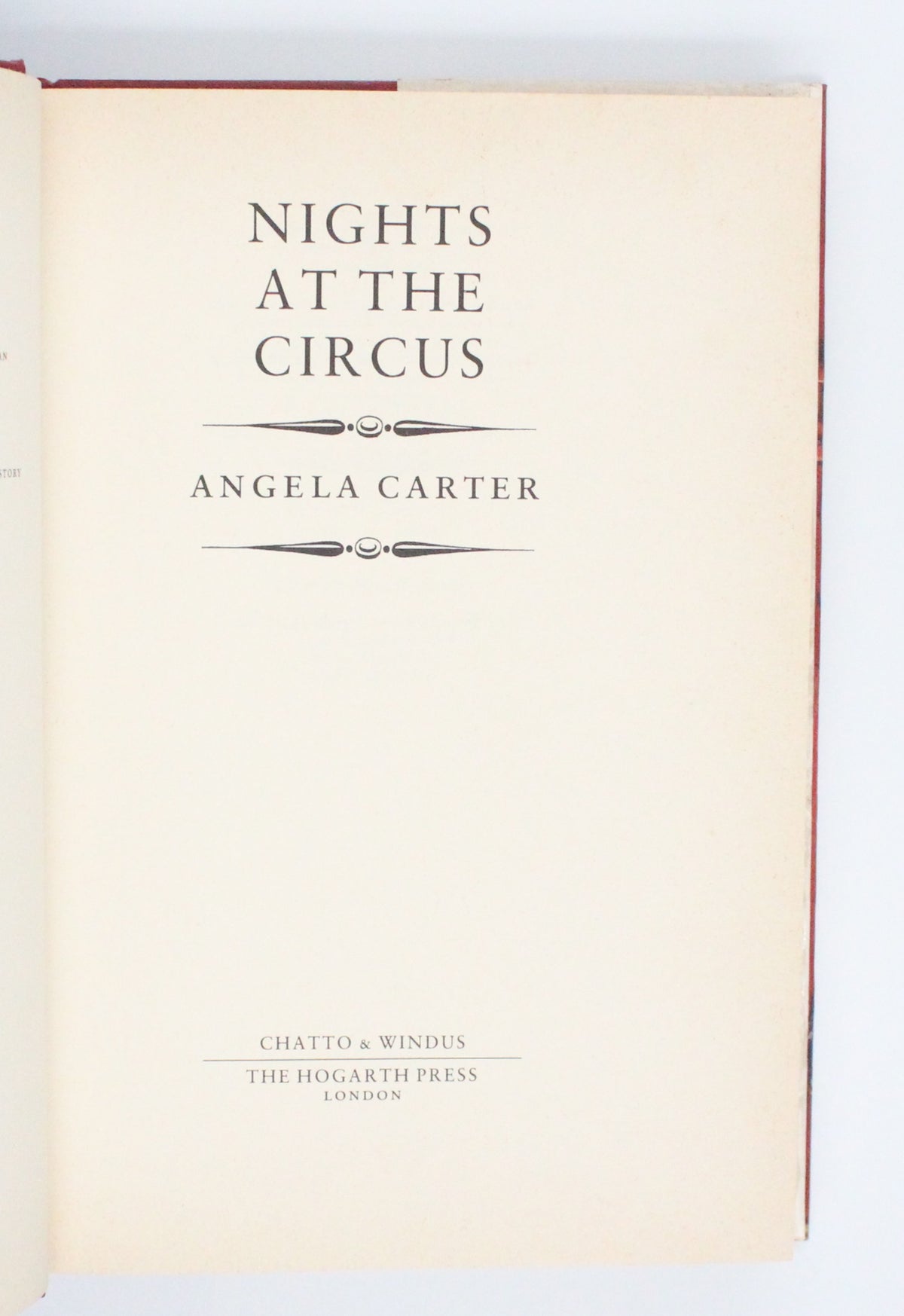 1984 Nights at The Circus by Angela Carter