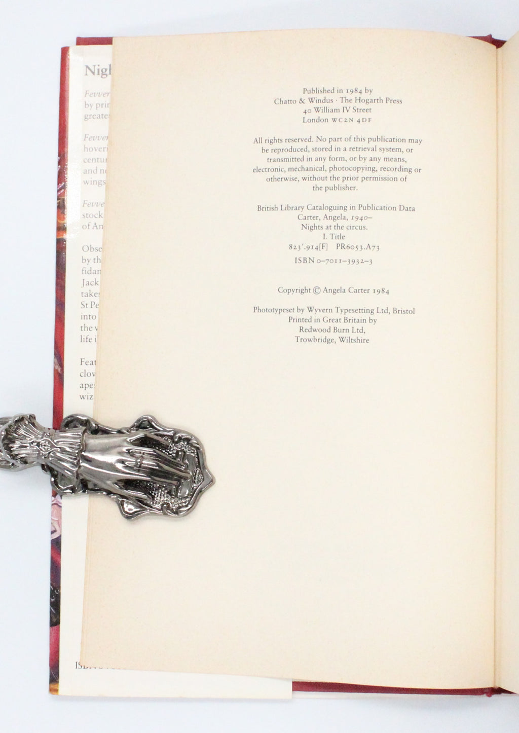 1984 Nights at The Circus by Angela Carter