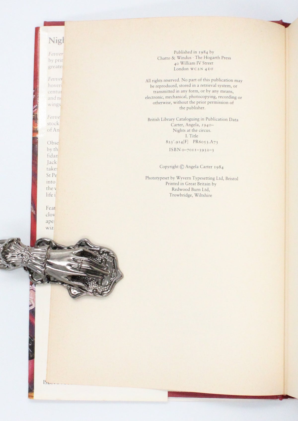 1984 Nights at The Circus by Angela Carter