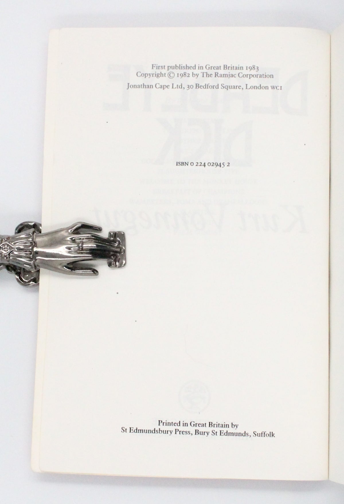 1983 Deadeye Dick by Kurt Vonnegut