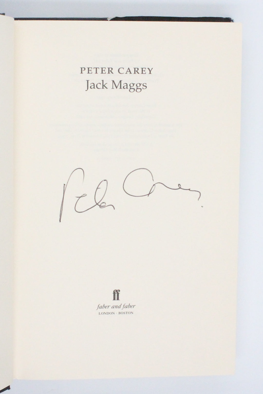 1997 Jack Maggs by Peter Carey