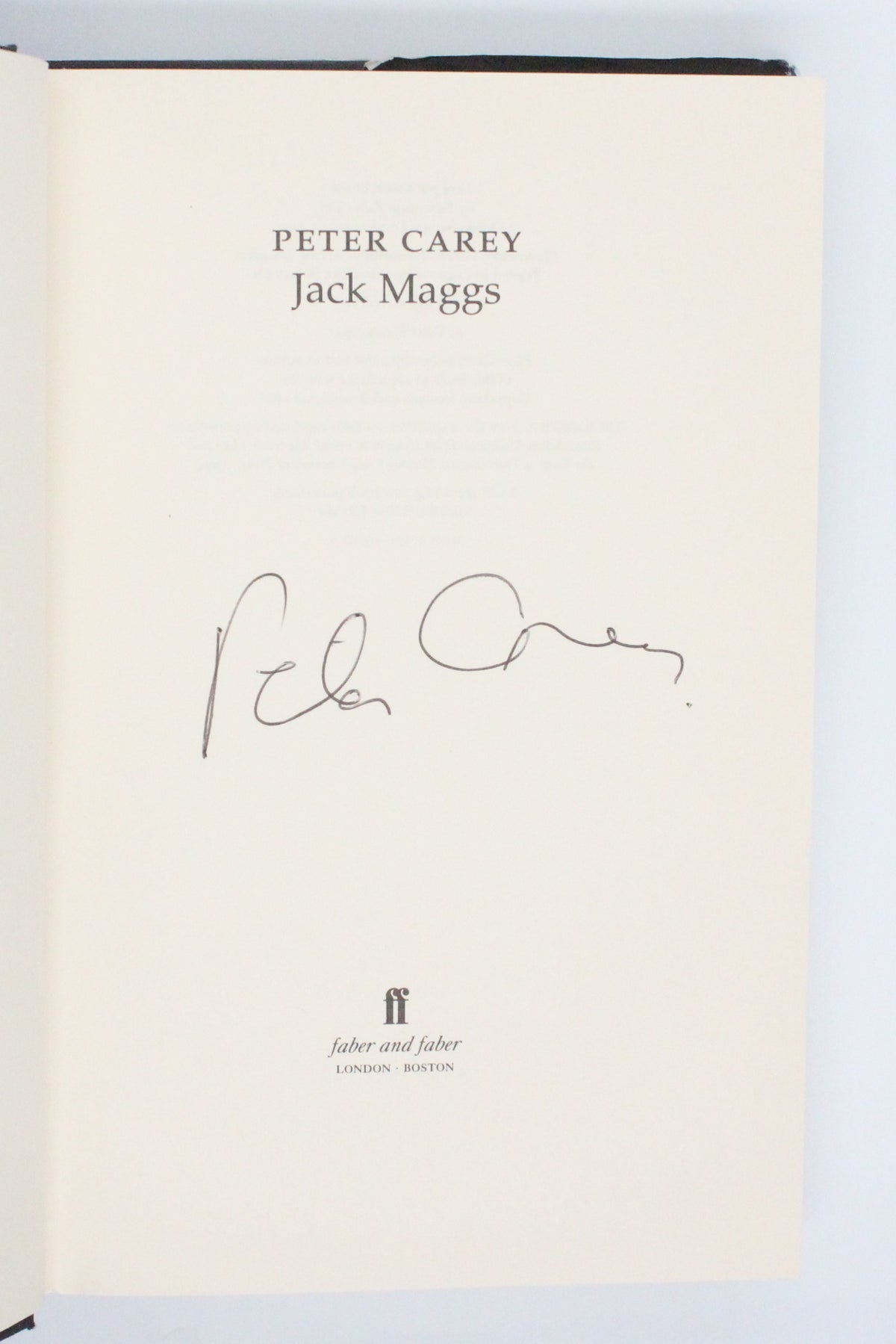 1997 Jack Maggs by Peter Carey