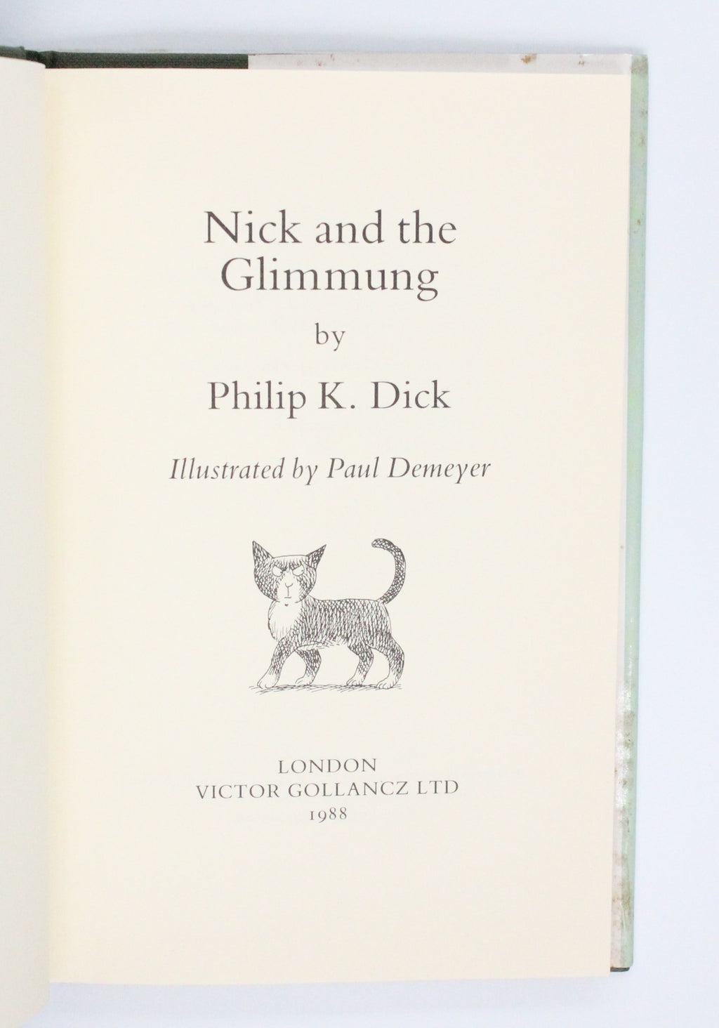 1988 Nick and the Glimmung by Philip K. Dick