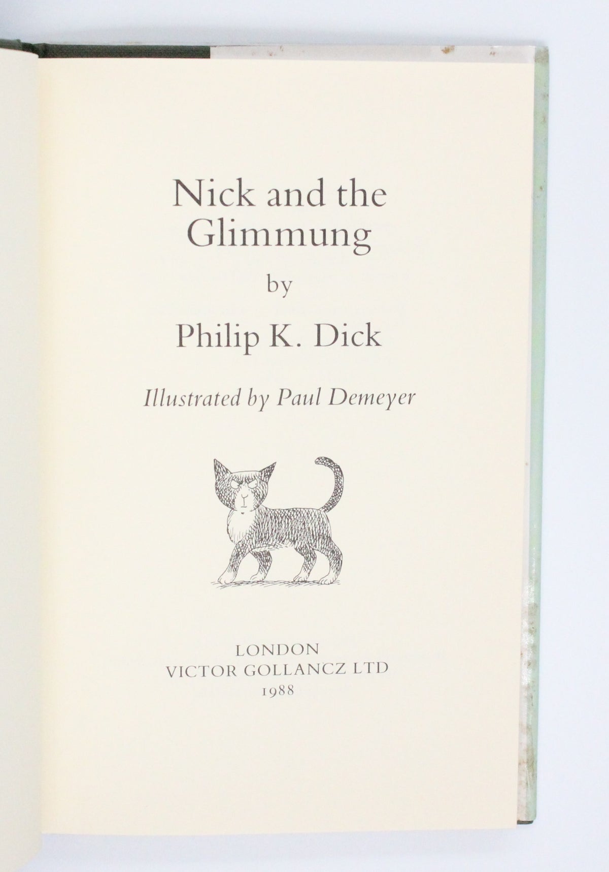 1988 Nick and the Glimmung by Philip K. Dick