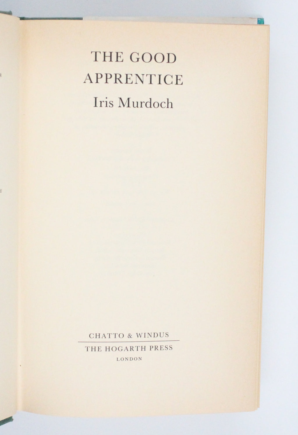 1985 The Good Apprentice by Iris Murdoch