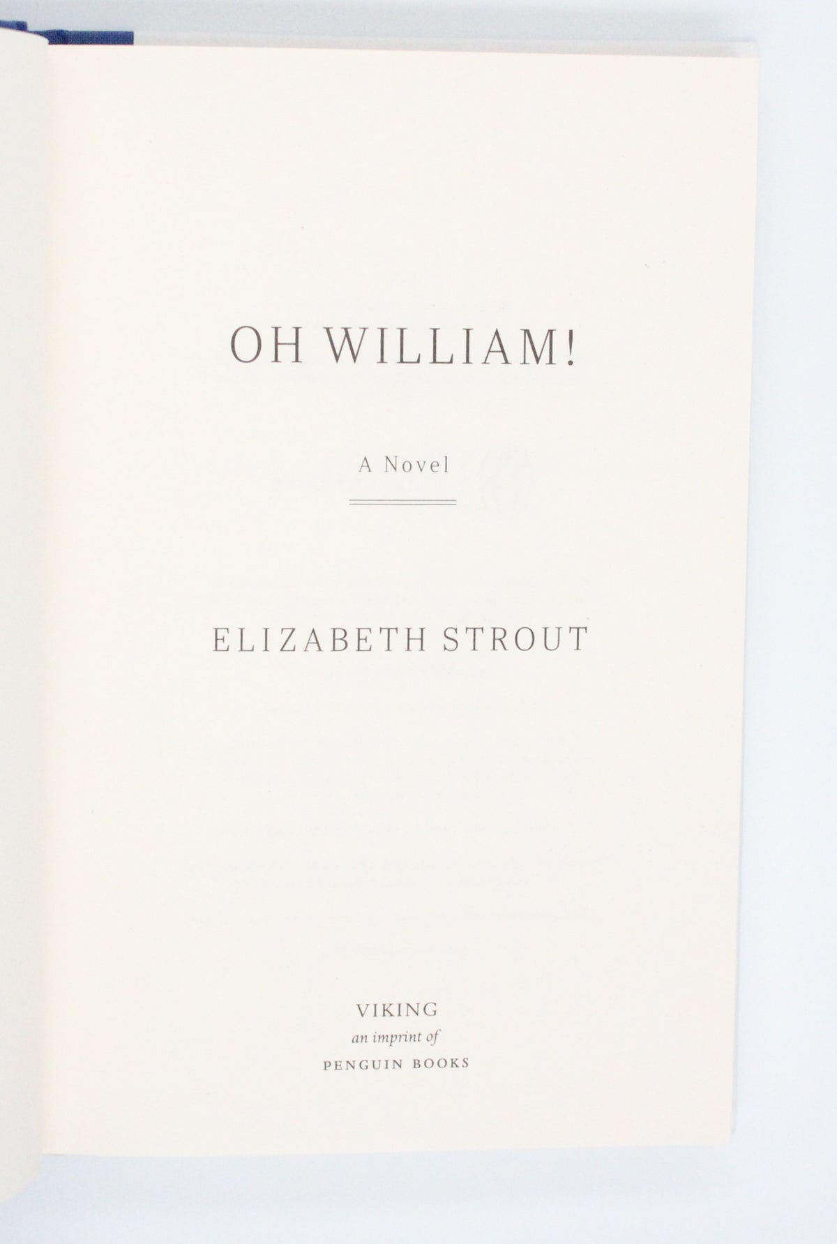 2021 Oh William! by Elizabeth Strout