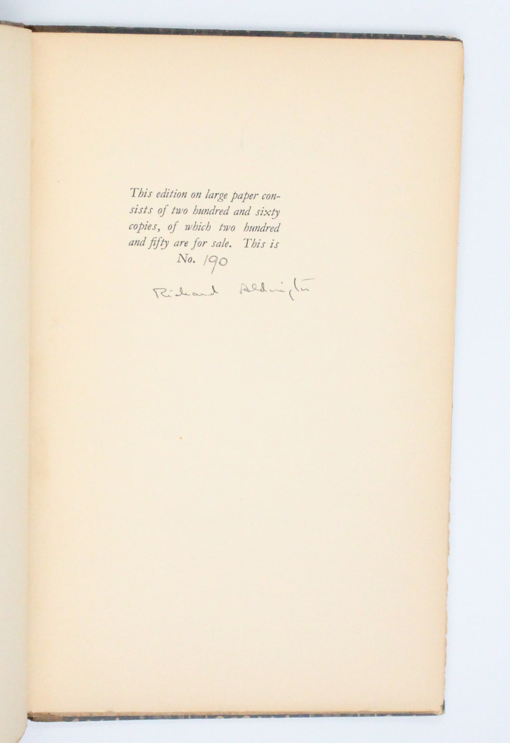 1930 D. H. Lawrence by Richard Aldington