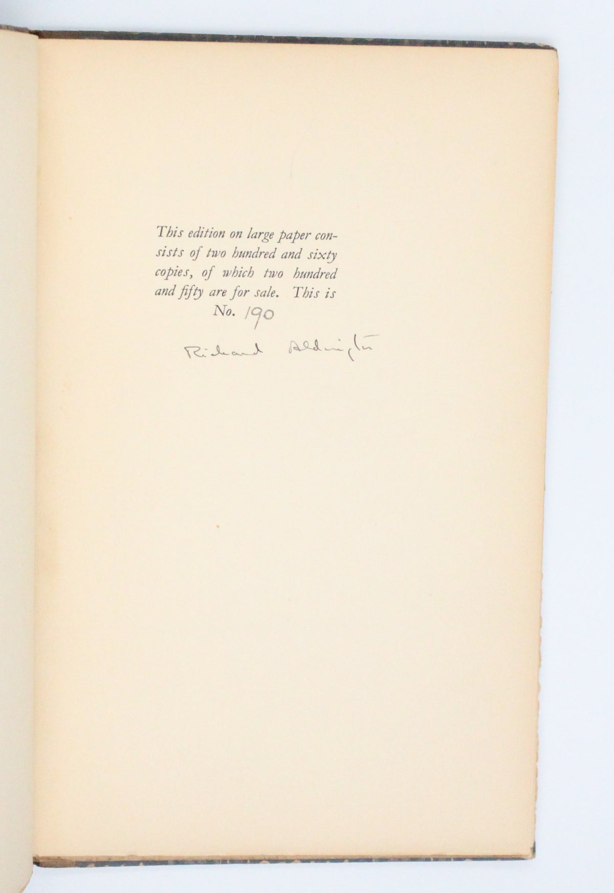 1930 D. H. Lawrence by Richard Aldington
