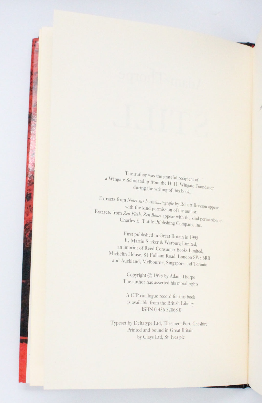 1995 Still by Adam Thorpe
