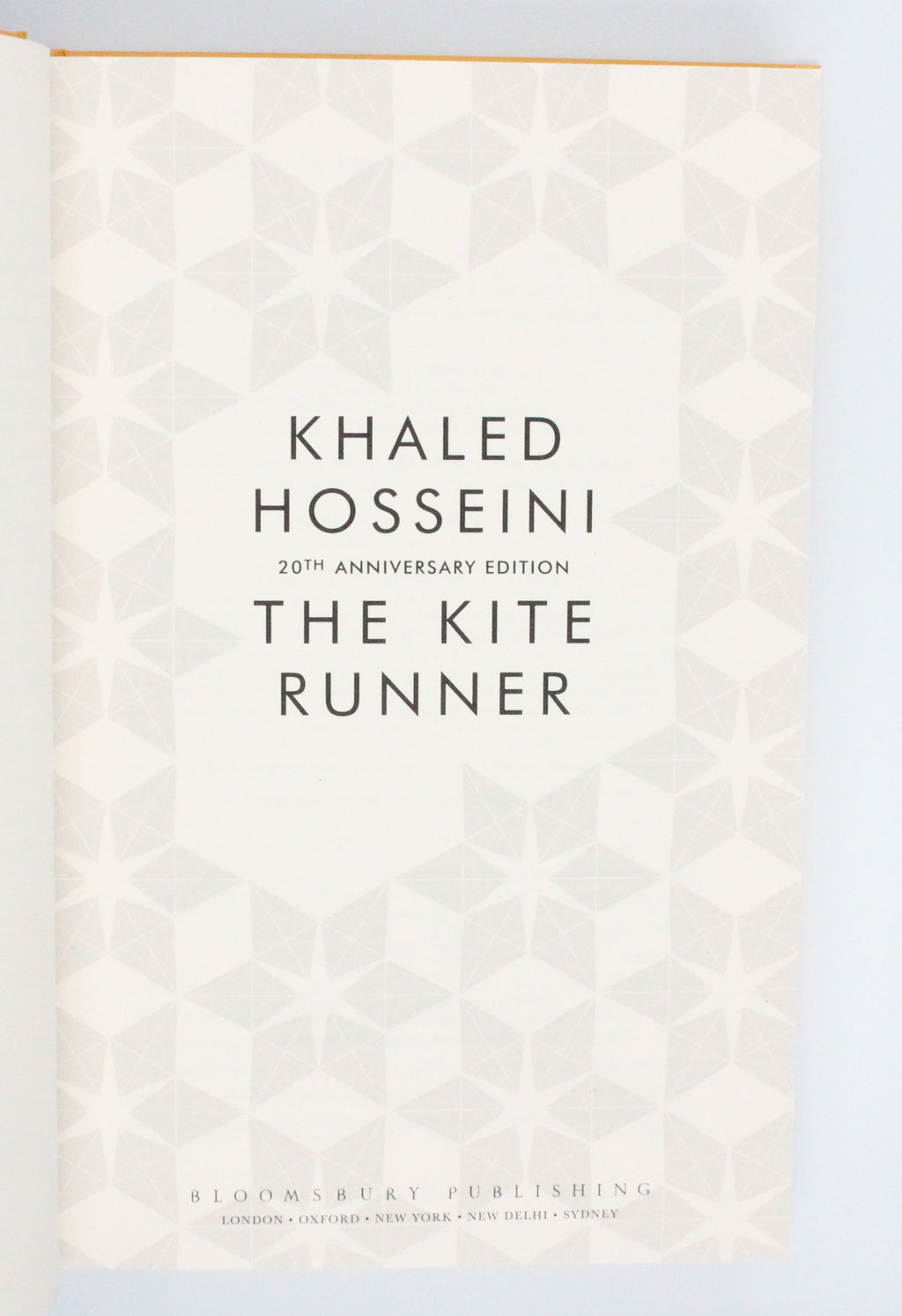 2023 The Kite Runner by Khaled Hosseini