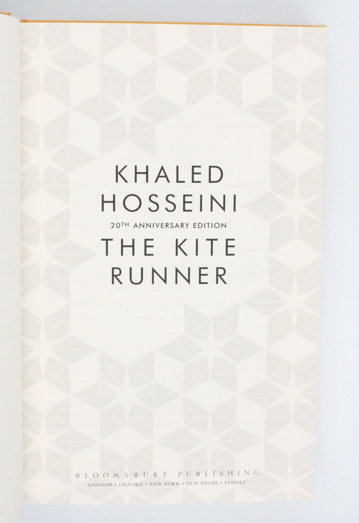 2023 The Kite Runner by Khaled Hosseini