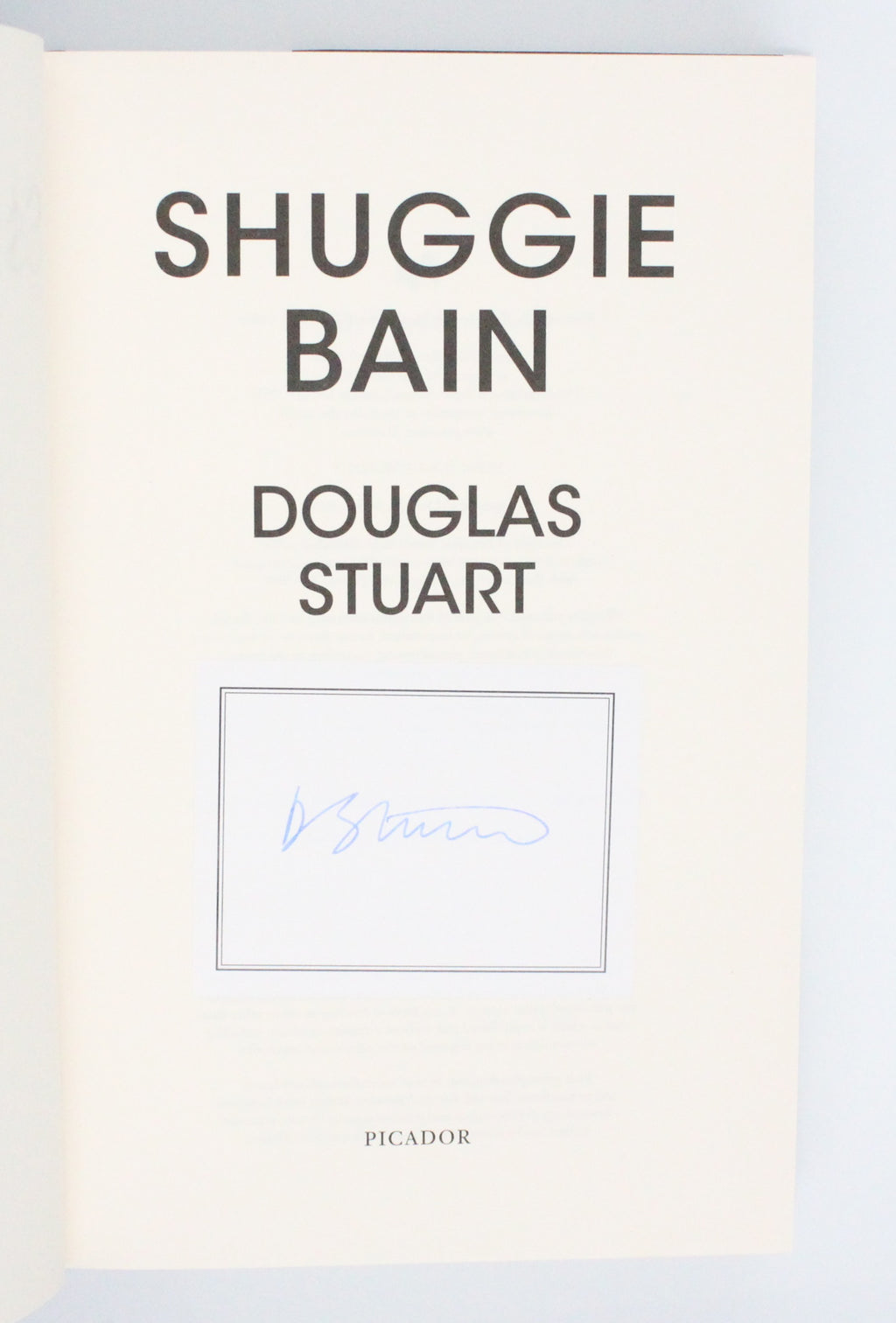 2020 Shuggie Bain by Douglas Stuart