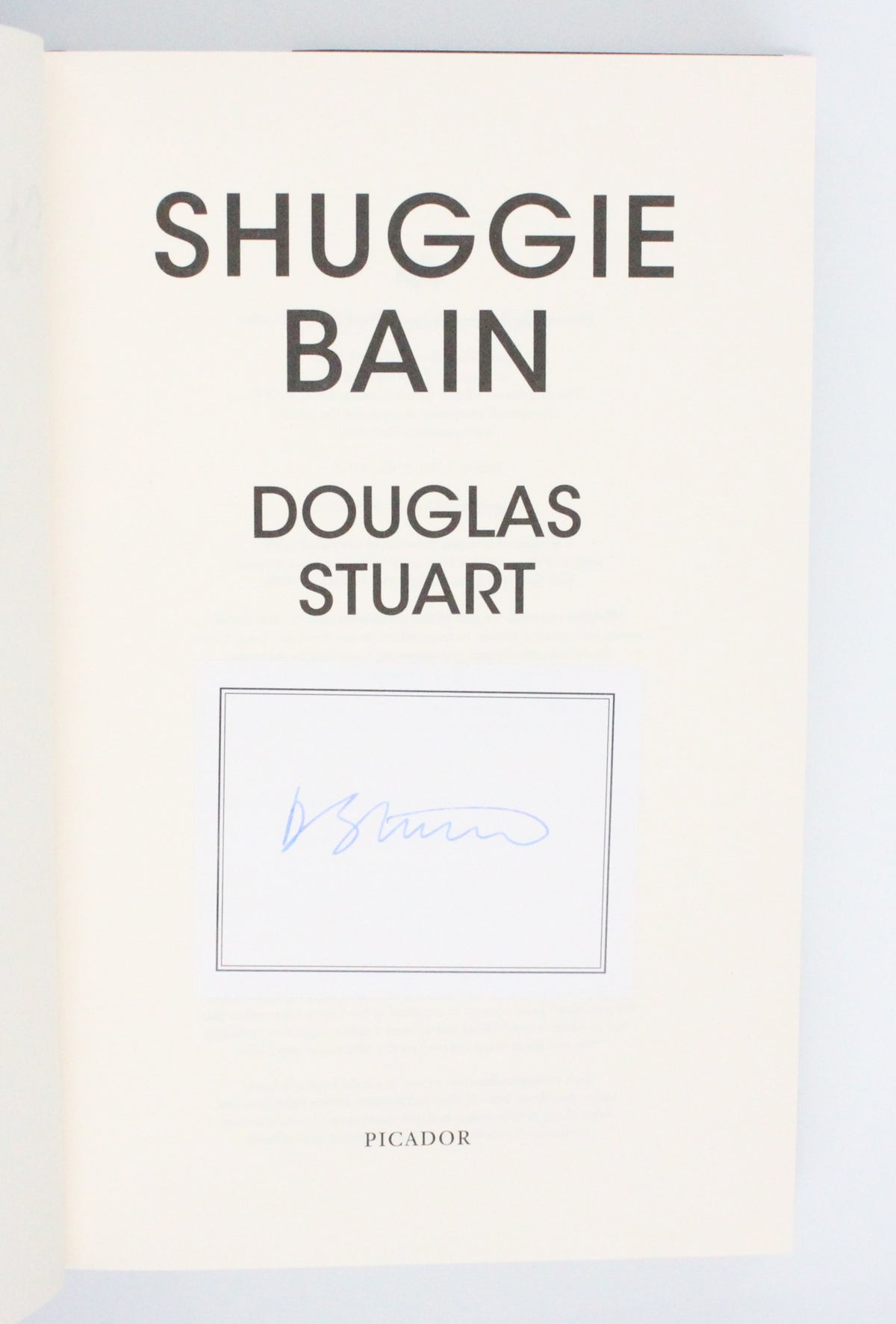 2020 Shuggie Bain by Douglas Stuart