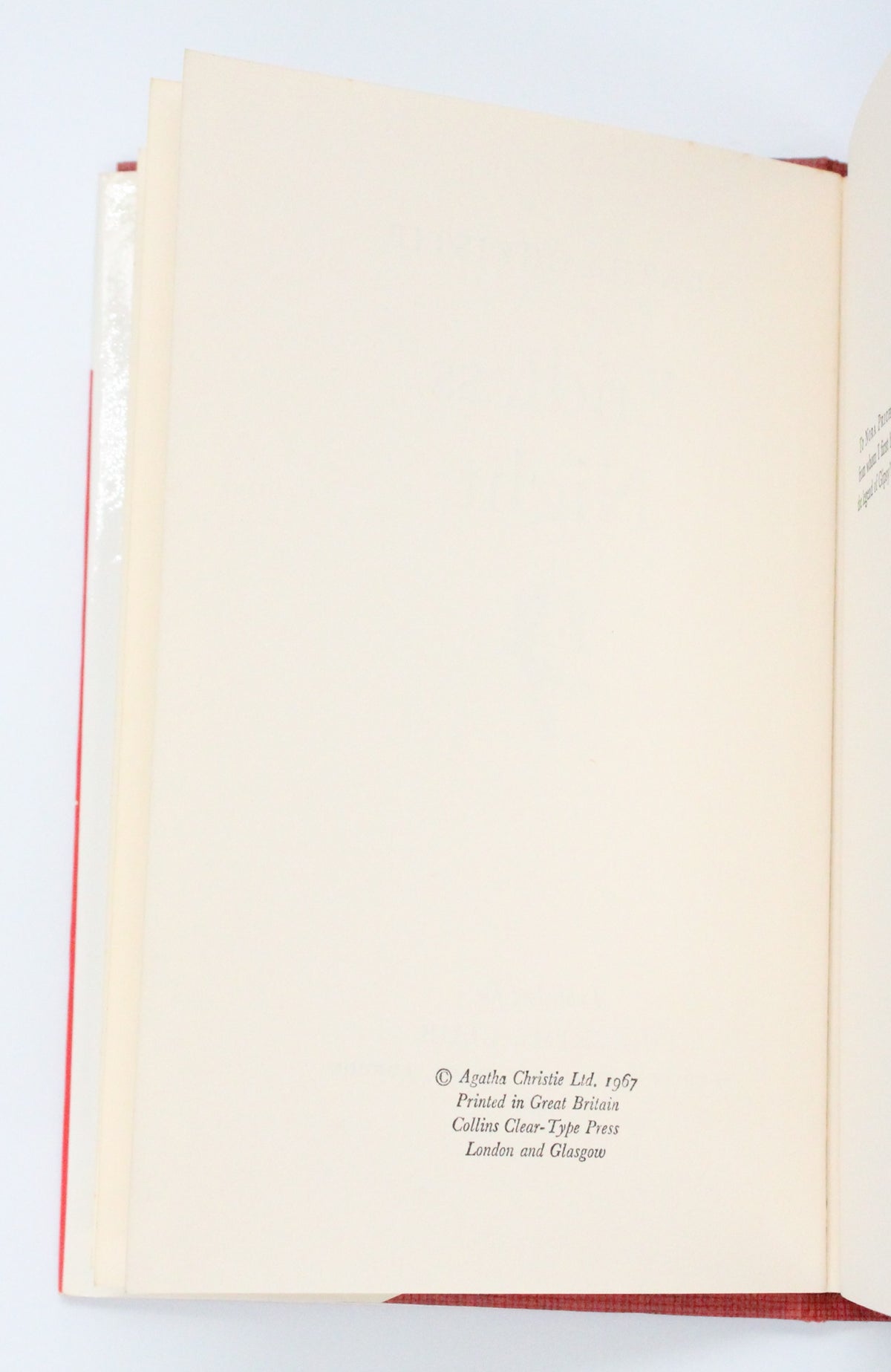 1967 Endless Night by Agatha Christie