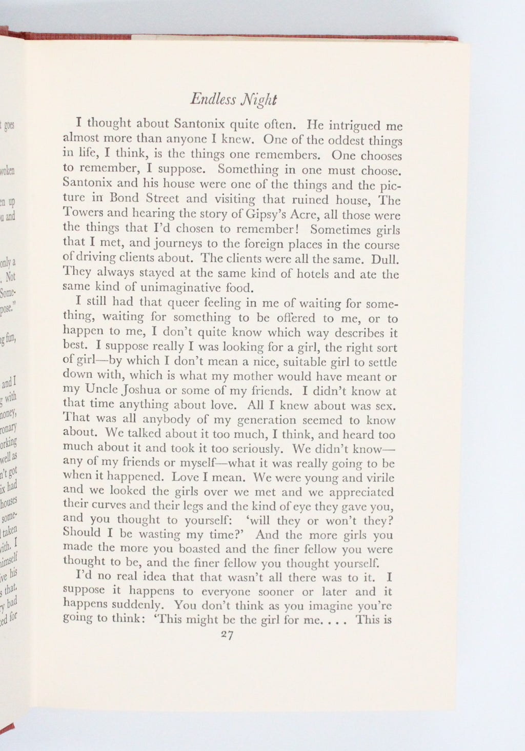 1967 Endless Night by Agatha Christie