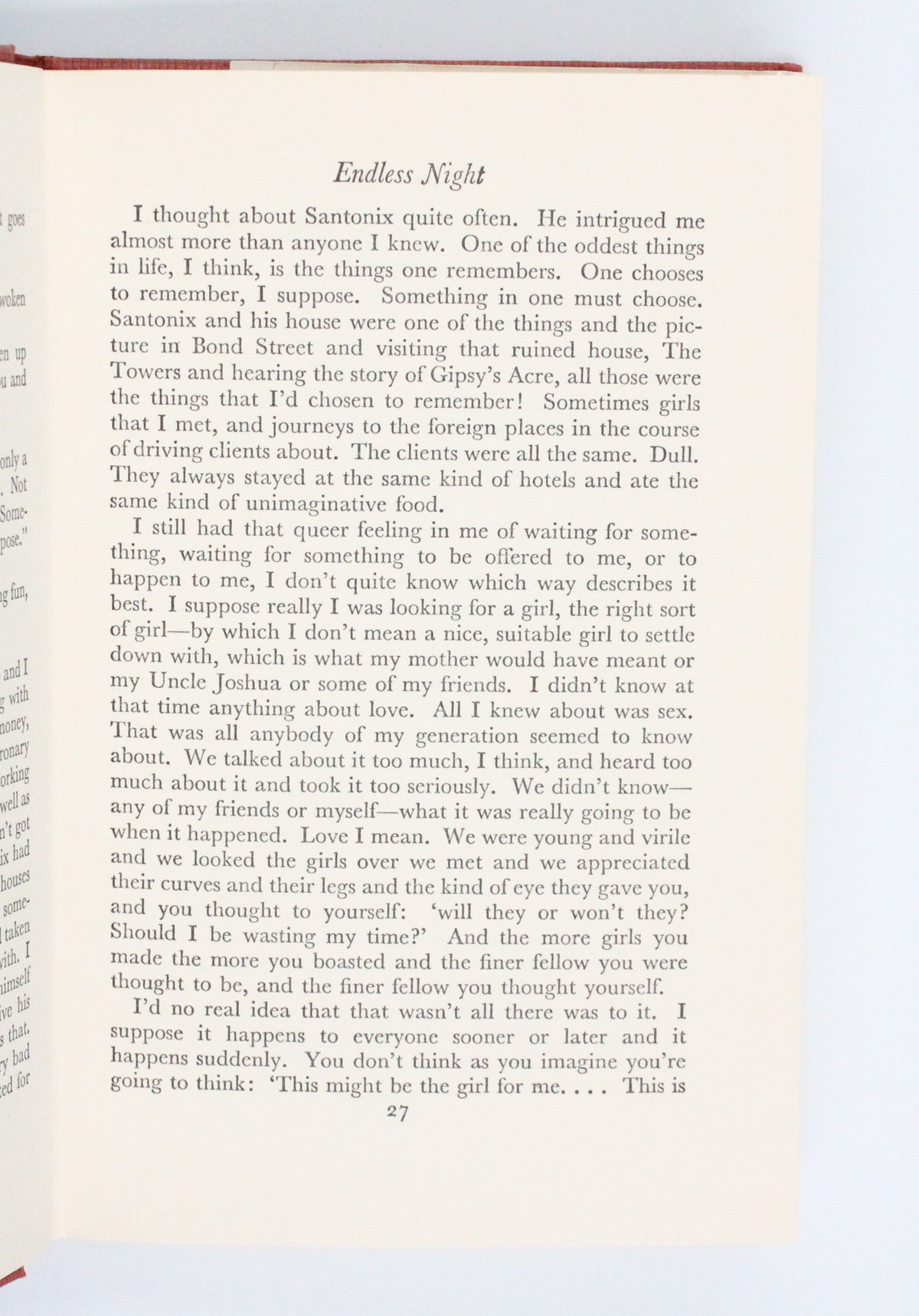 1967 Endless Night by Agatha Christie