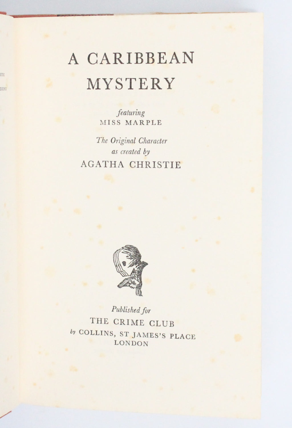 1964 A Caribbean Mystery by Agatha Christie