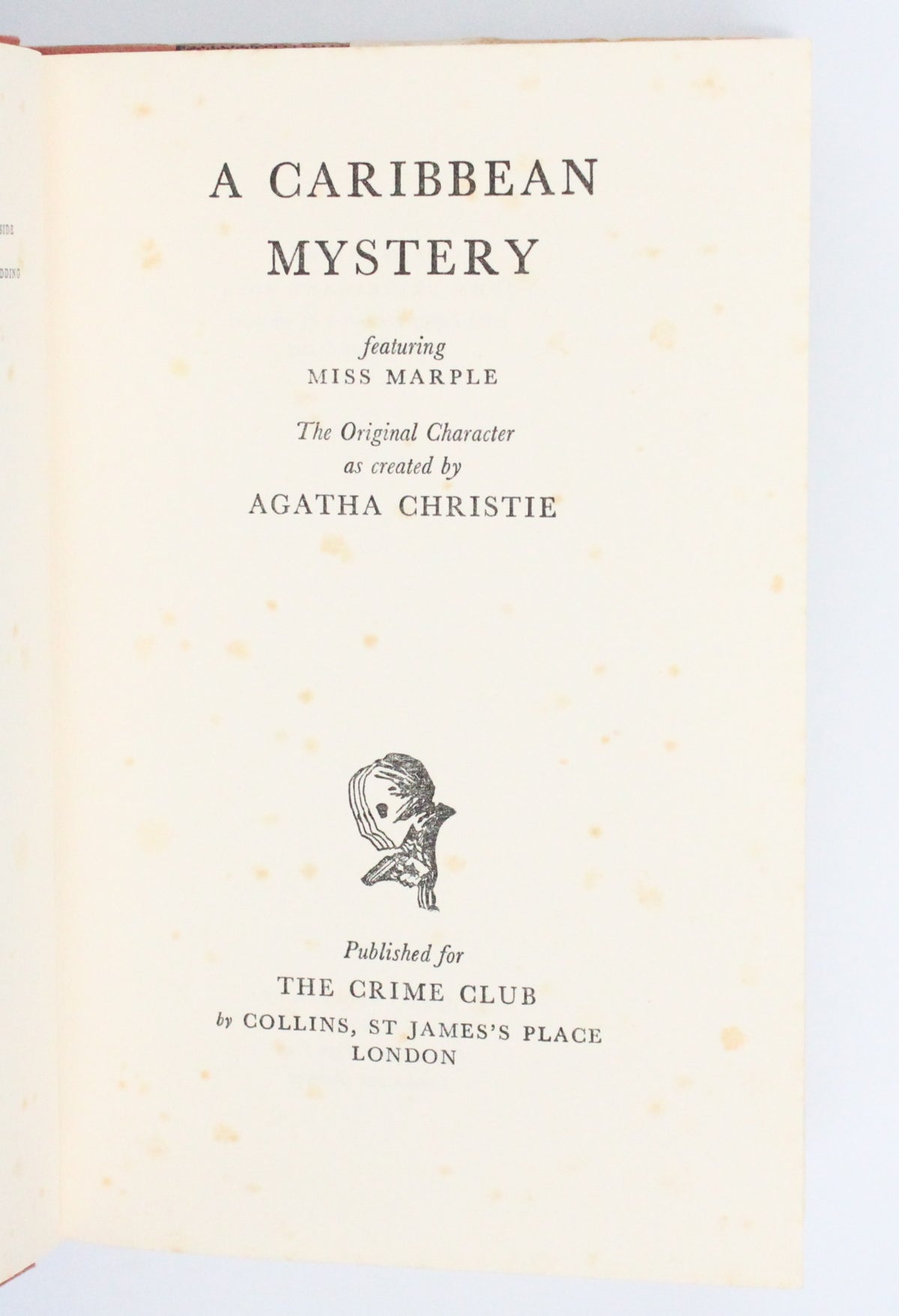 1964 A Caribbean Mystery by Agatha Christie