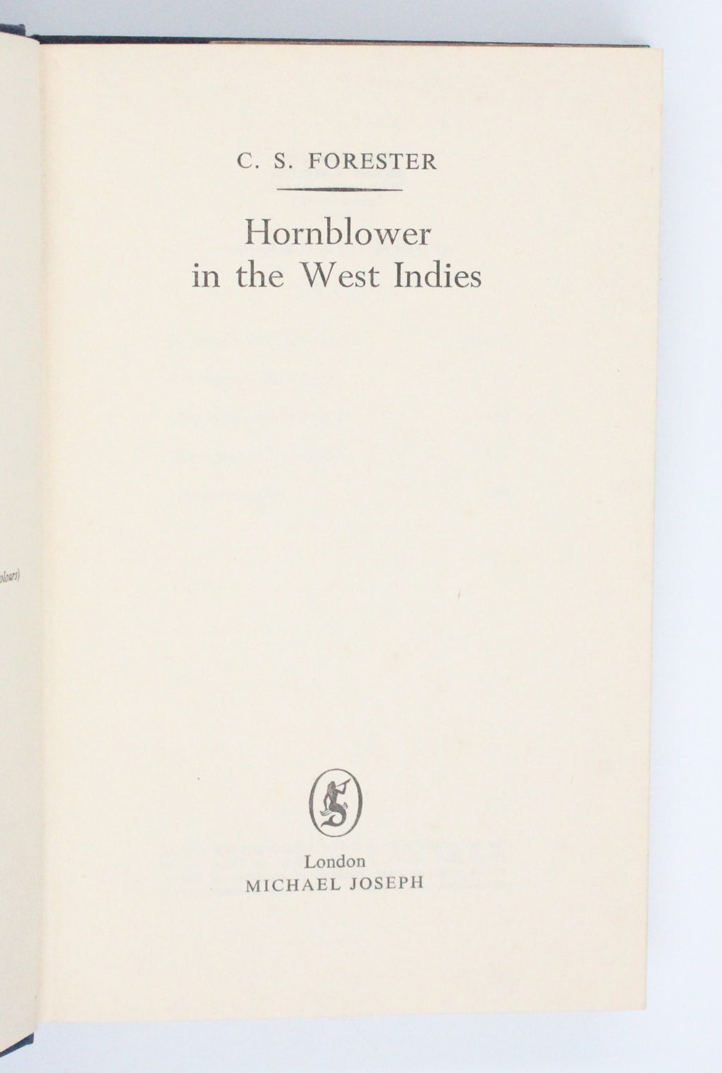 1958 Hornblower in the West Indies by C. S. Forester