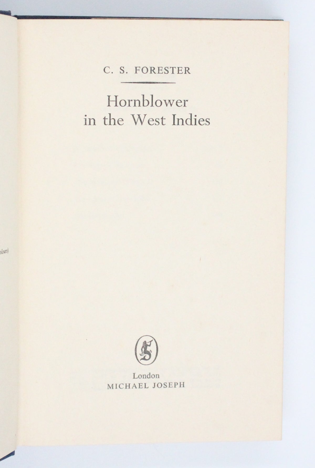 1958 Hornblower in the West Indies by C. S. Forester