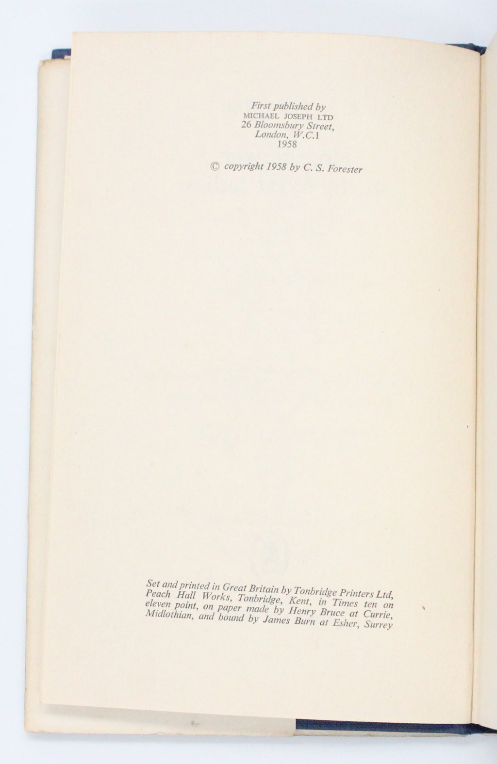 1958 Hornblower in the West Indies by C. S. Forester