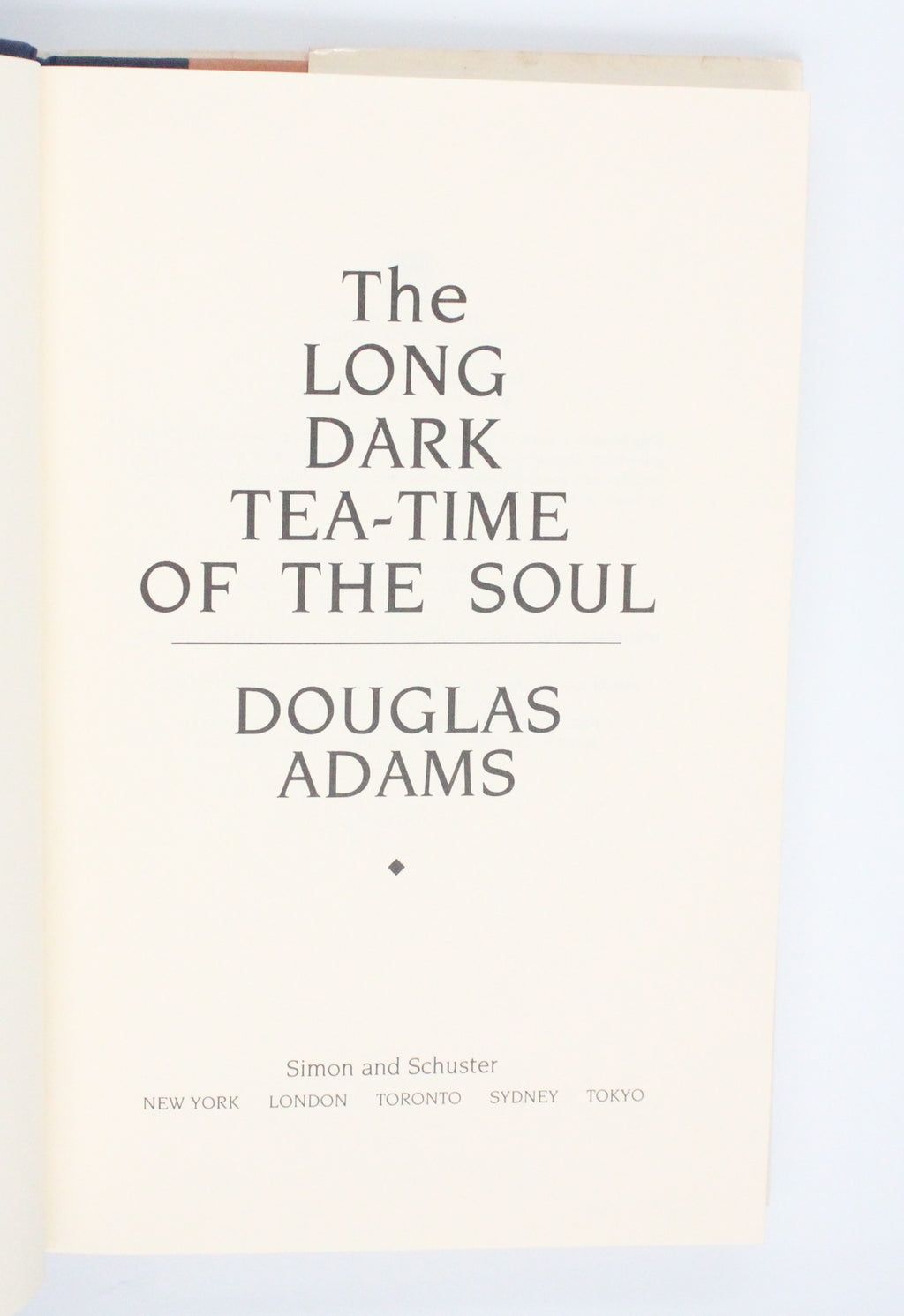 1988 The Long Dark Tea-Time of the Soul by Douglas Adams